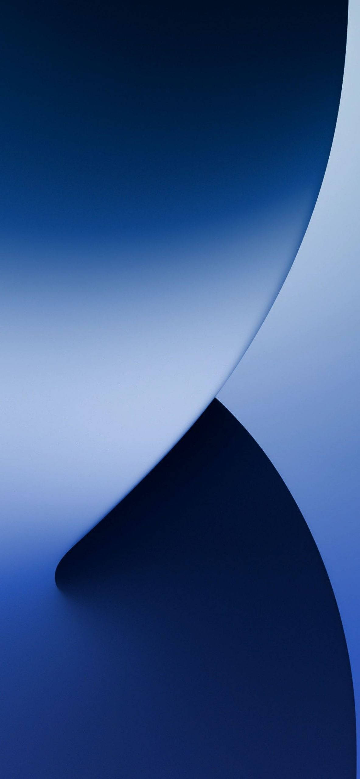 iPhone 14, dark blue, gradient blues, 2K Phone Wallpaper
