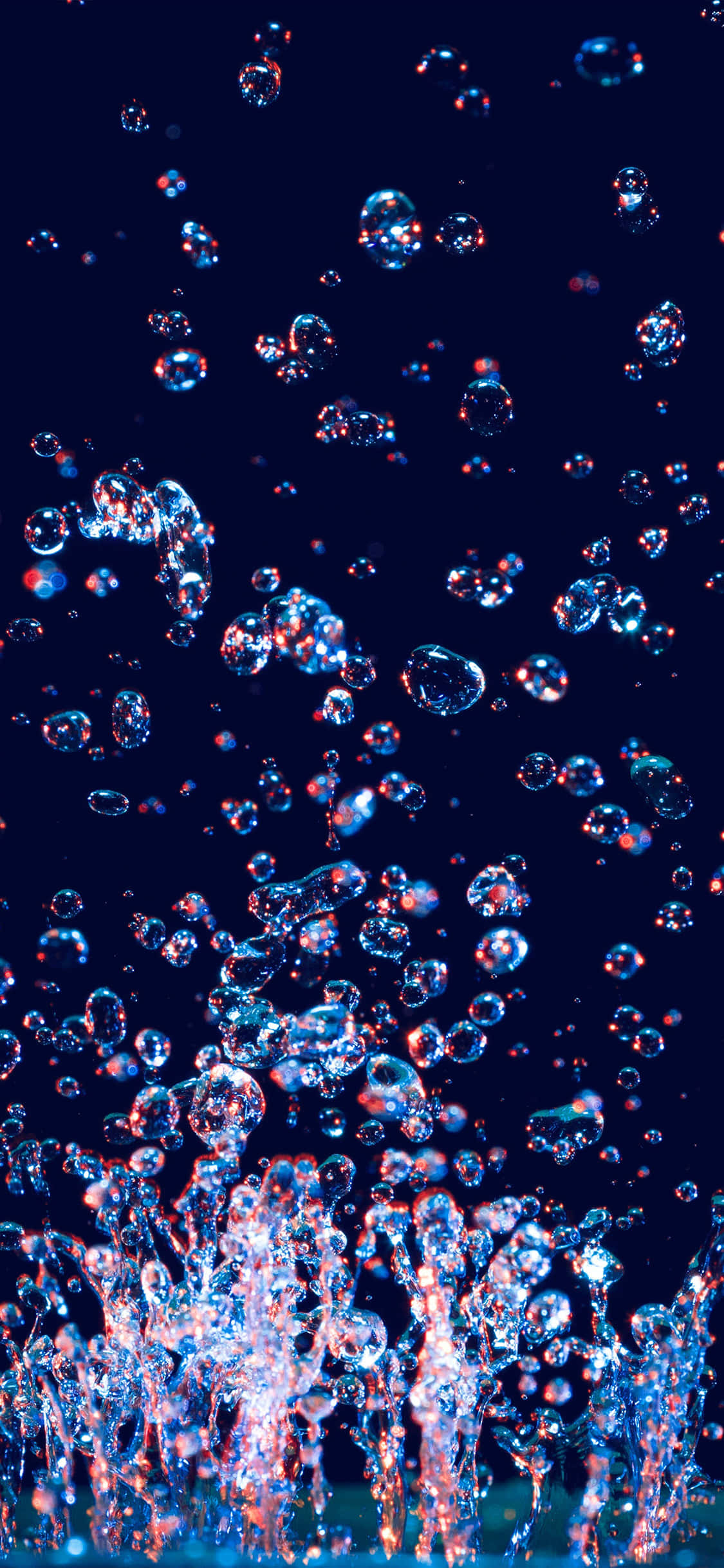 Solid Blue iPhone, blue, red, Full HD Phone Wallpaper