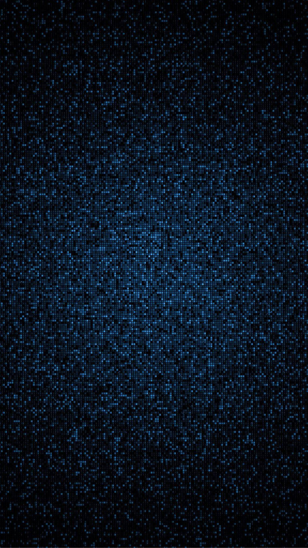 navy blue, iPhone, digital pixelated wallpaper, Full HD Phone Wallpaper
