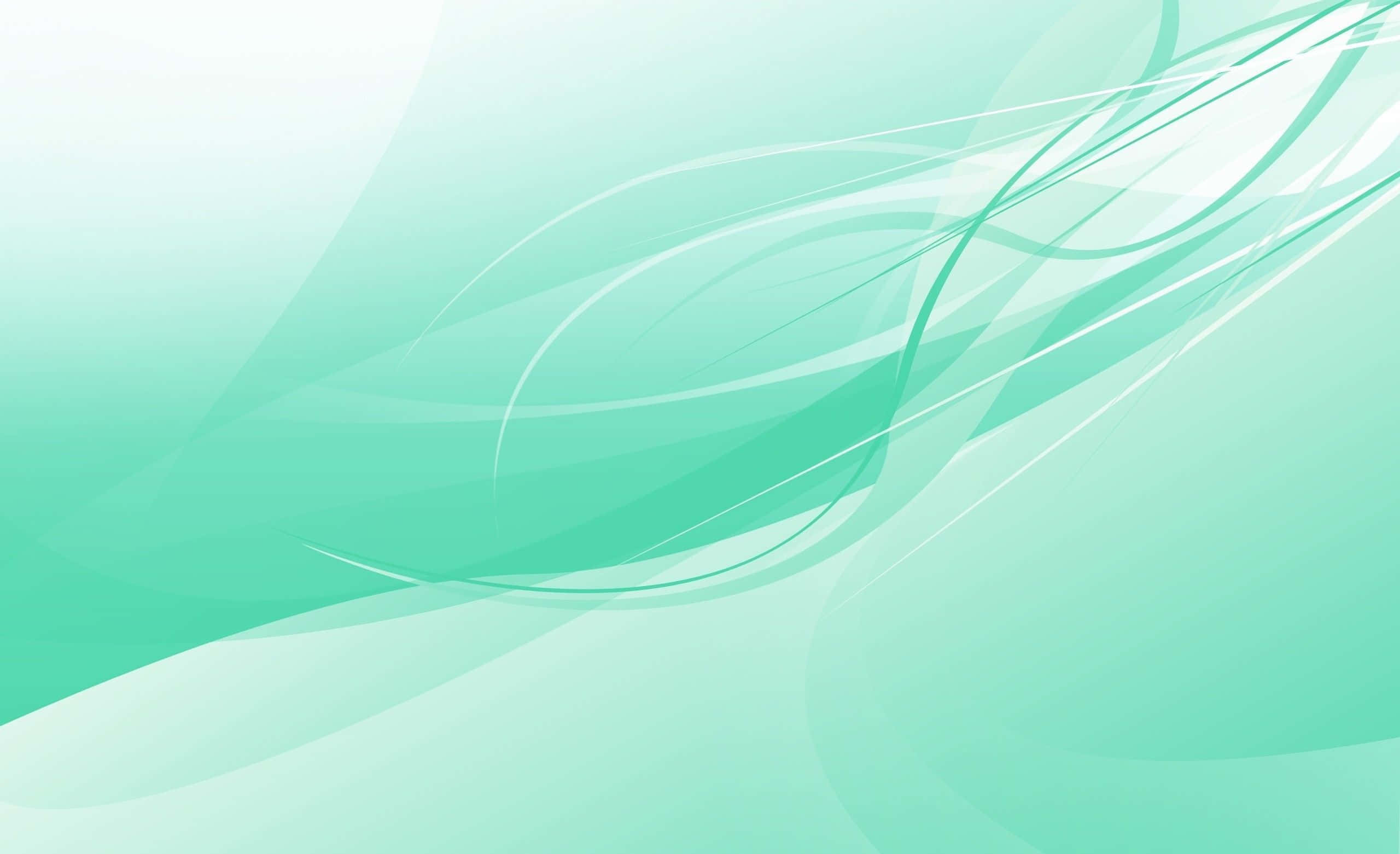 Aqua Green, teal, white, 2K Desktop Wallpaper