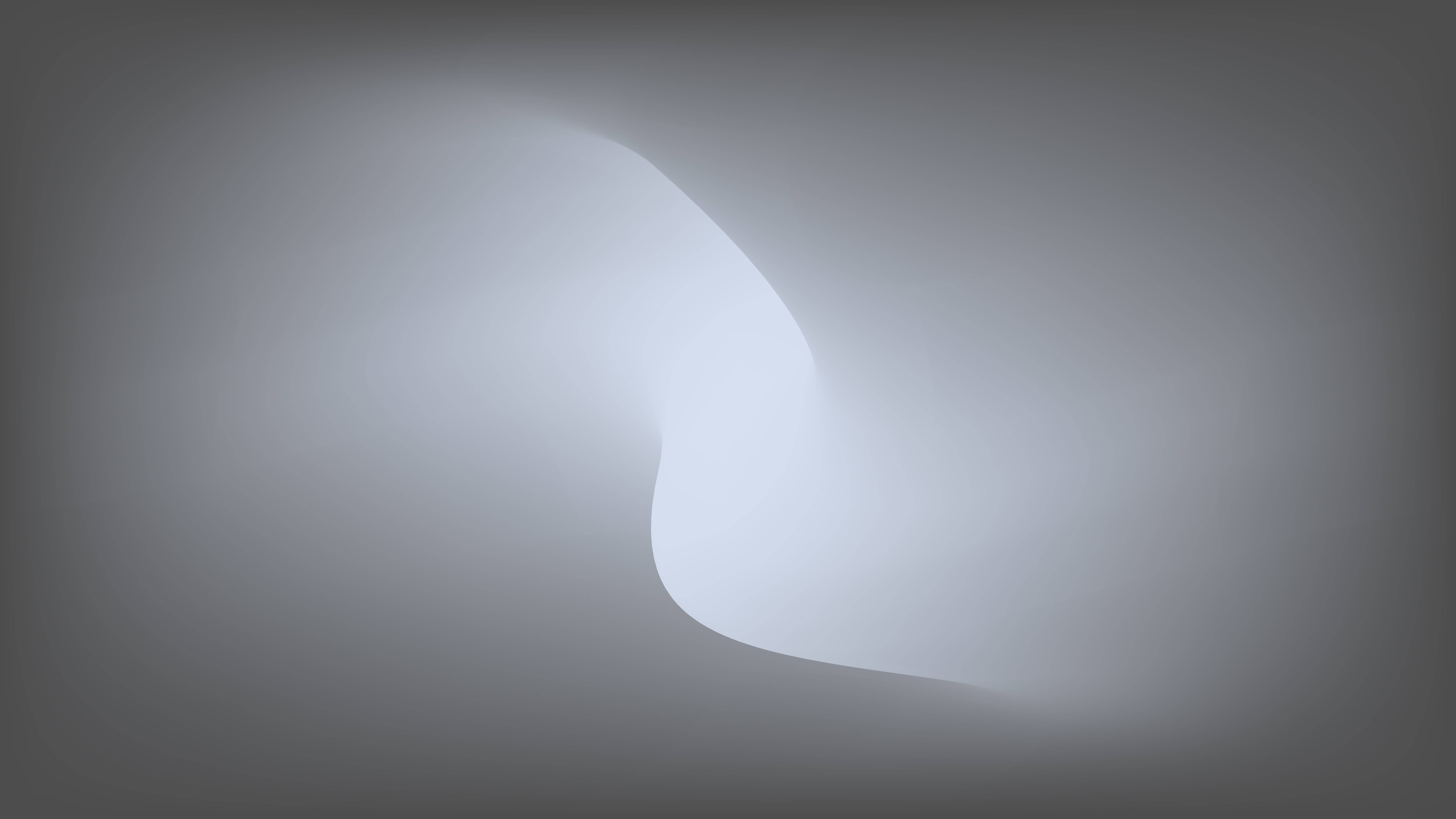 abstract wave, solid grey background, muted gray gradient background, 8K Desktop Wallpaper