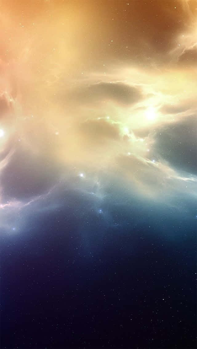 iPhone X, OLED display, cosmic nebula, SD Phone Wallpaper