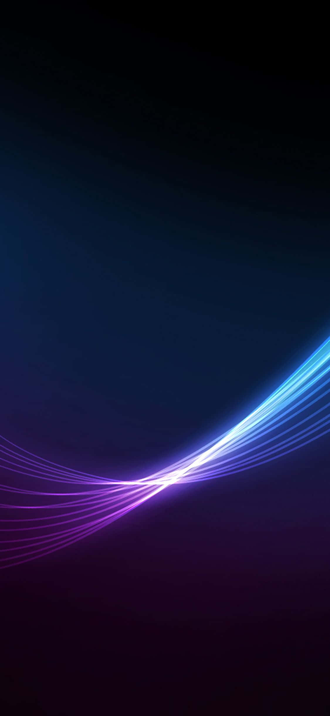 iPhone X, vibrant purple, blue light streaks, Full HD Phone Wallpaper