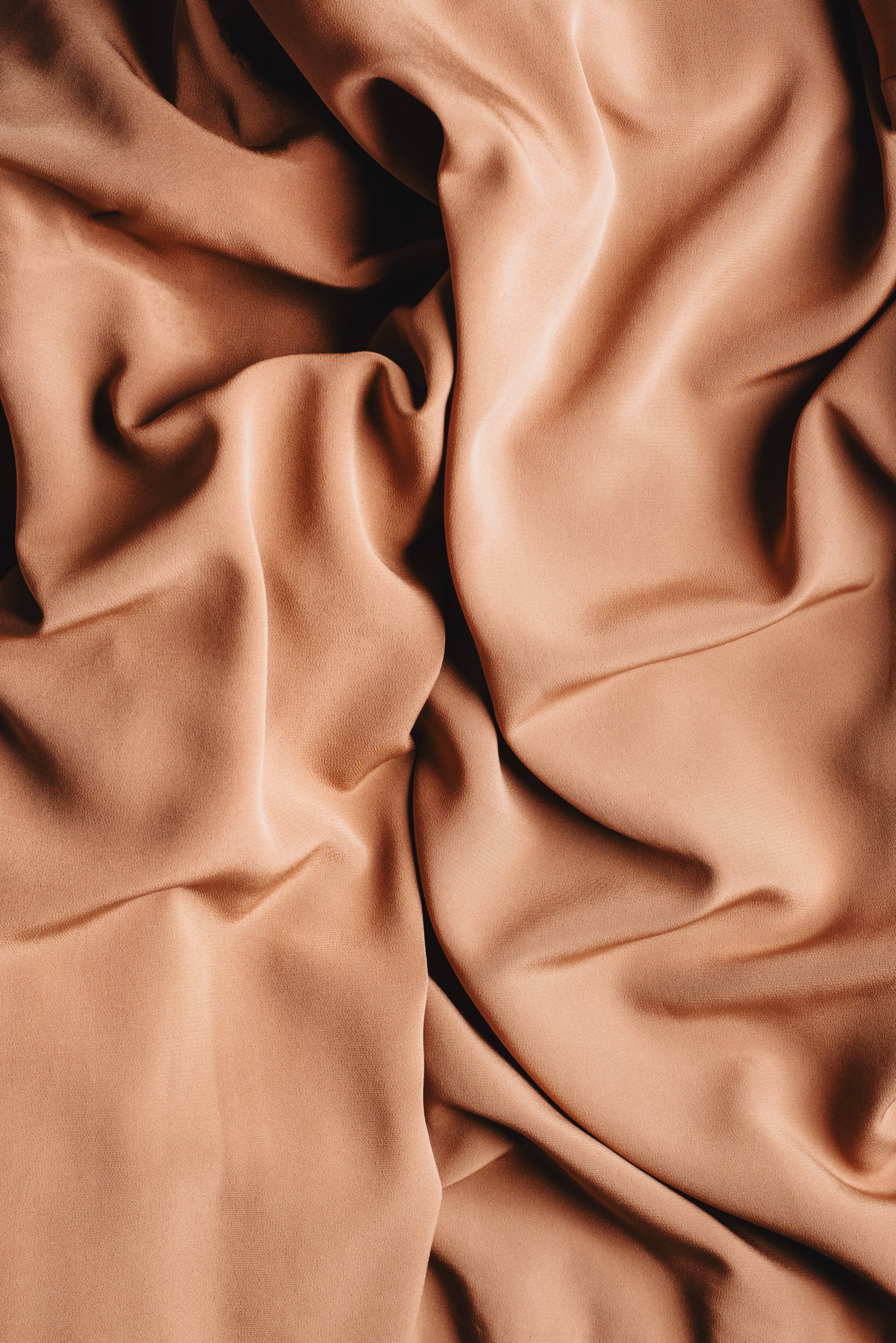 solid pastel color, brown silk, caramel silk, 4K Phone Wallpaper
