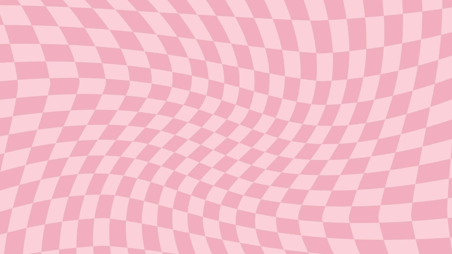 pink, light pink, checkered pattern, HD Desktop Wallpaper