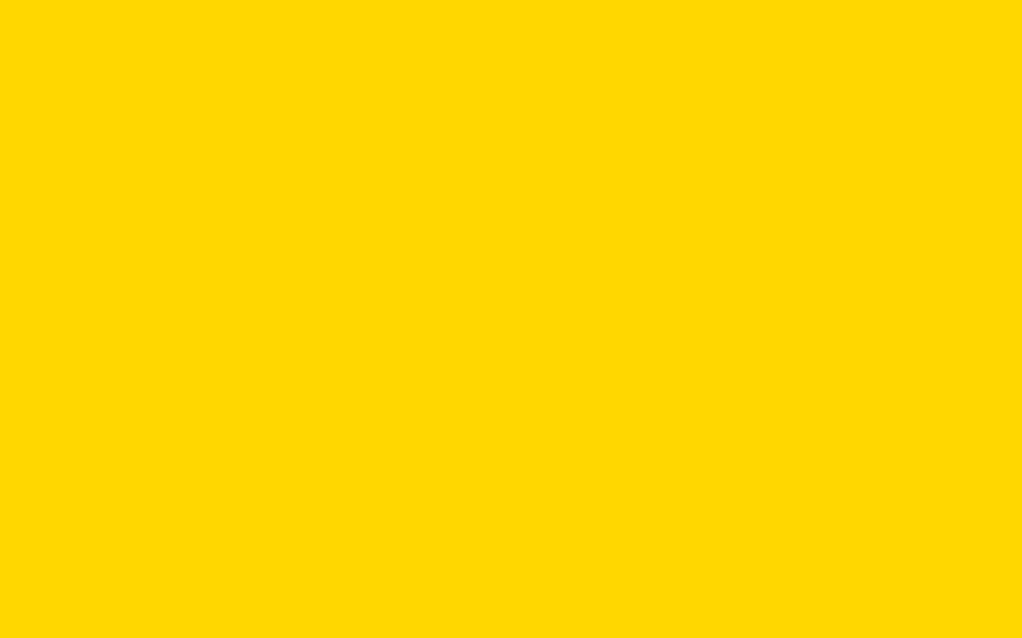 solid yellow, vibrant yellow, white arrow, HD Desktop Wallpaper