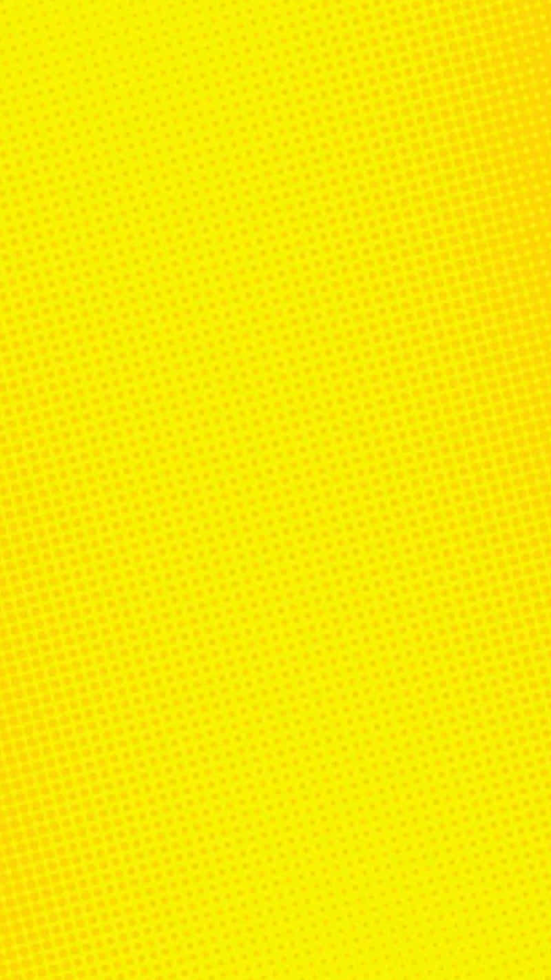 Solid Yellow, vibrant yellow, halftone dot pattern, HD Phone Wallpaper
