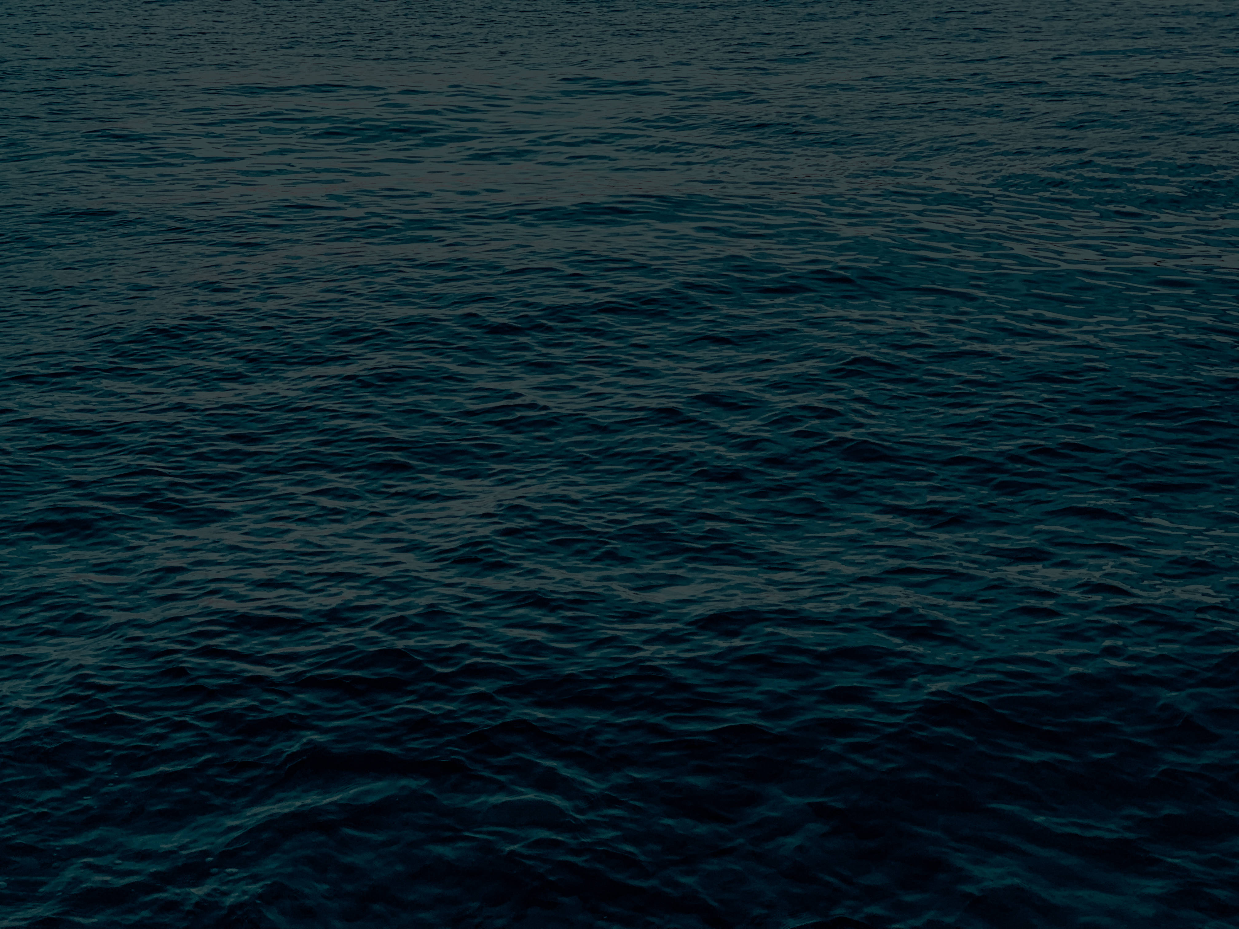 Solid, dark blue, sea surface, 4K Desktop Wallpaper