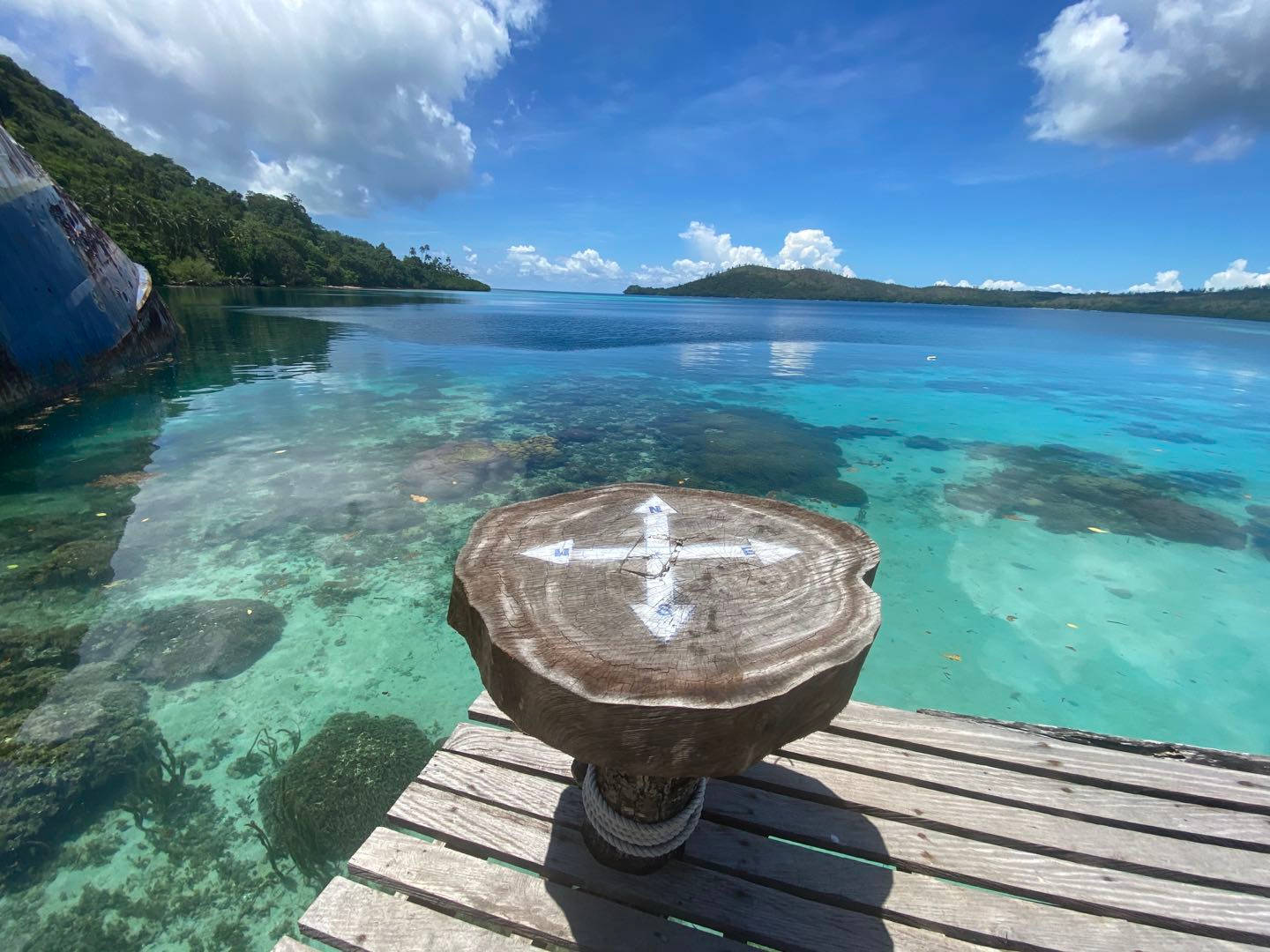 Solomon Islands, compass rose, wooden compass, HD Desktop Wallpaper