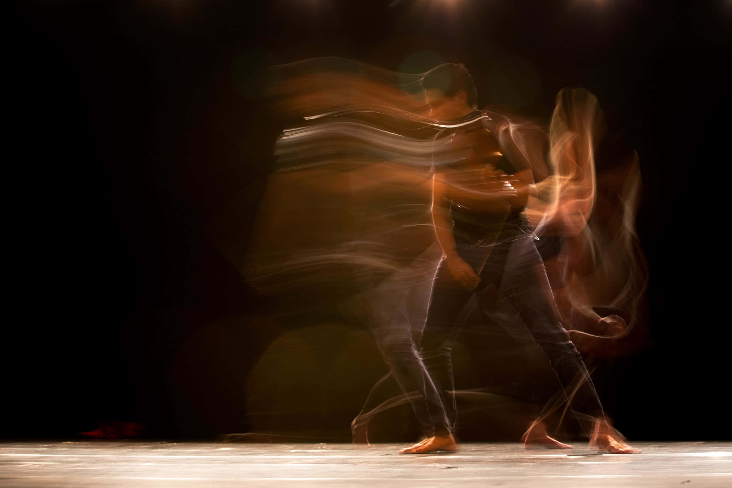 Somatic Man, motion blur, dark stage, Full HD Desktop Wallpaper