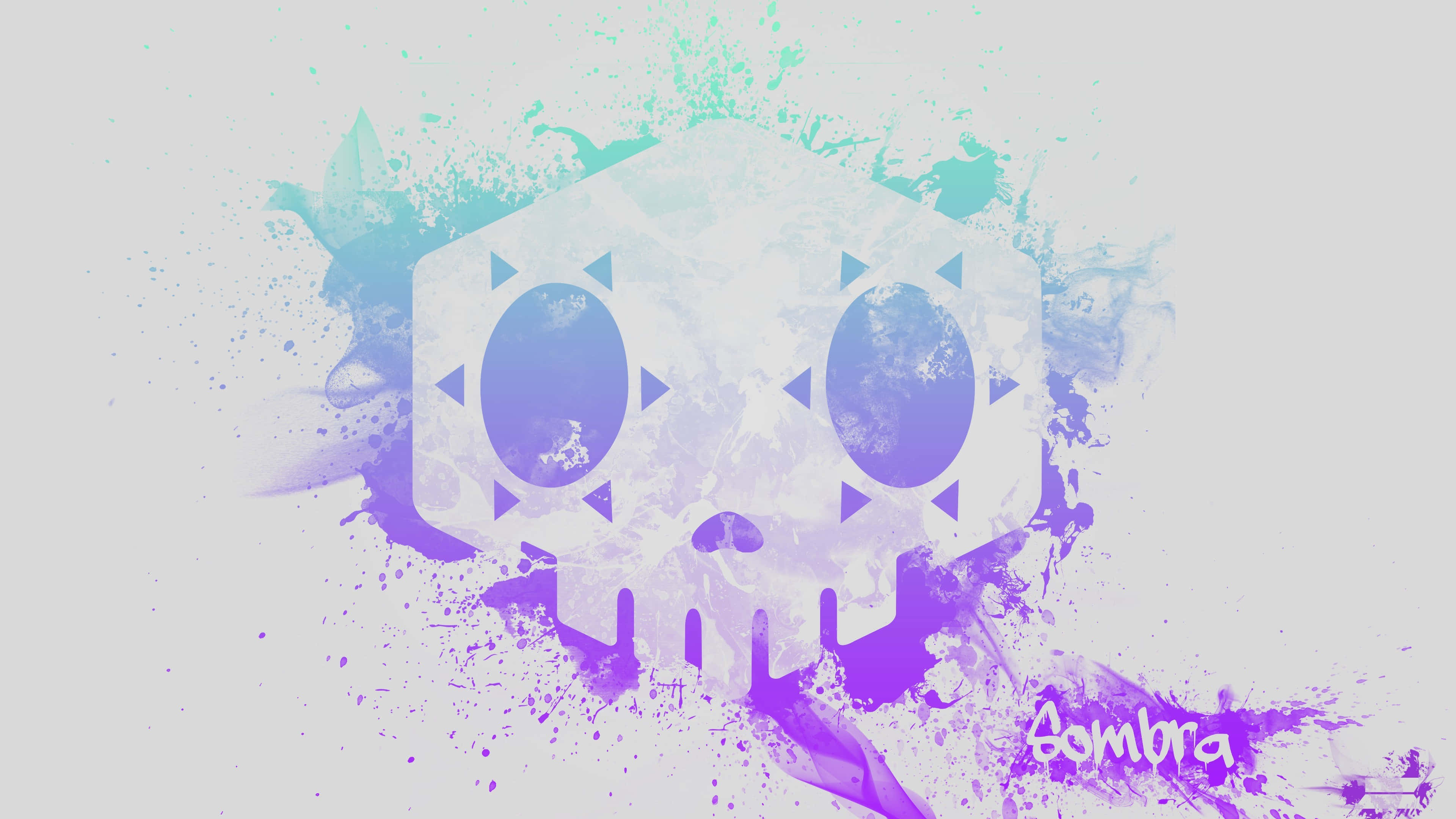 Sombra, Overwatch, purple, 4K Desktop Wallpaper