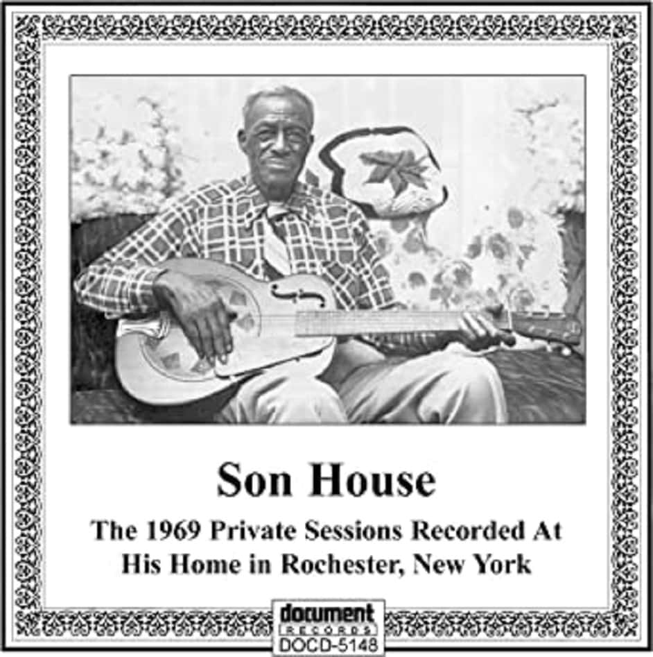 Son House, 1969 Private Sessions, resonator guitar, SD Phone Wallpaper