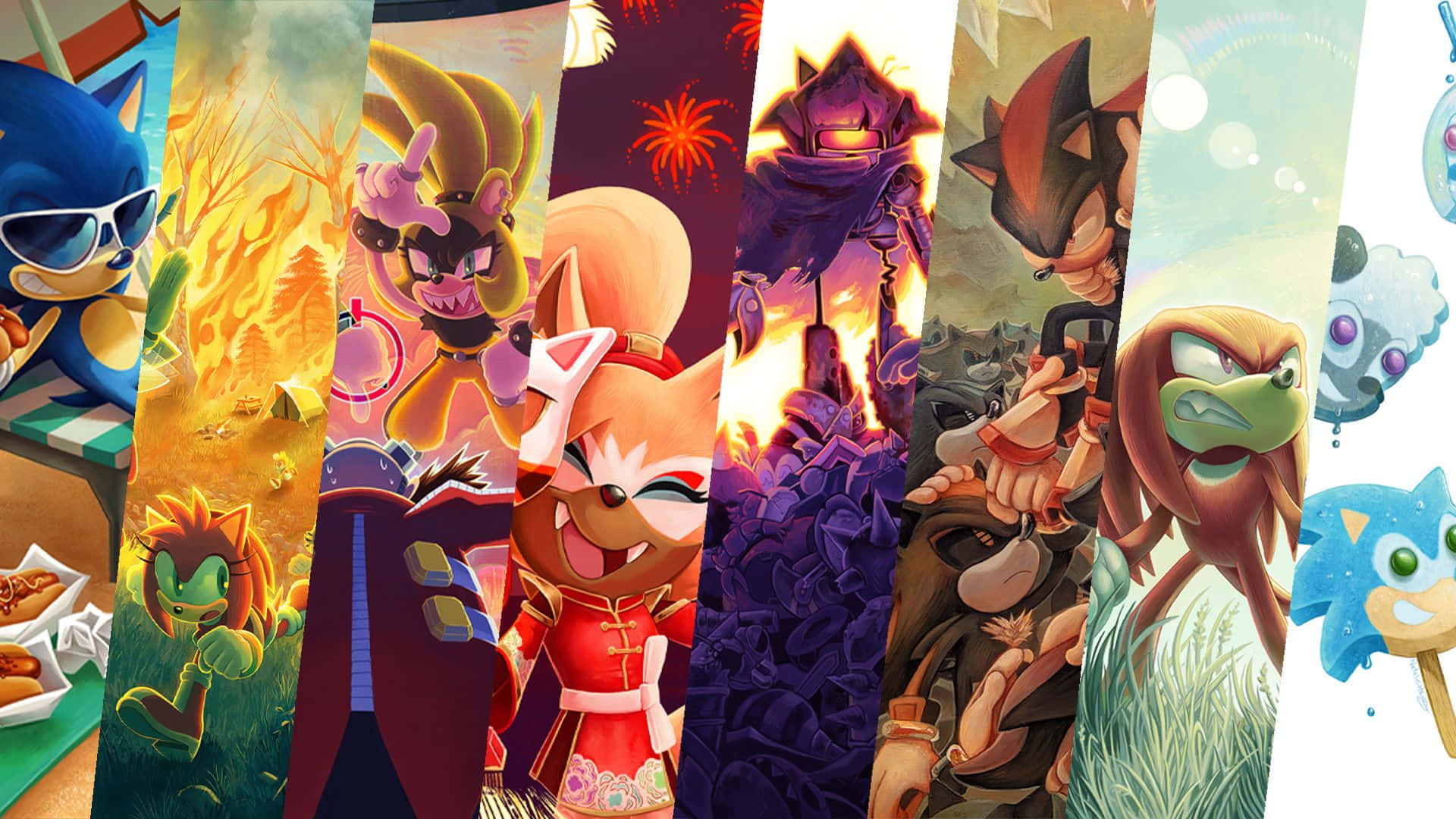 Sonic Adventure 2, Sonic characters, fantasy, Full HD Desktop Wallpaper