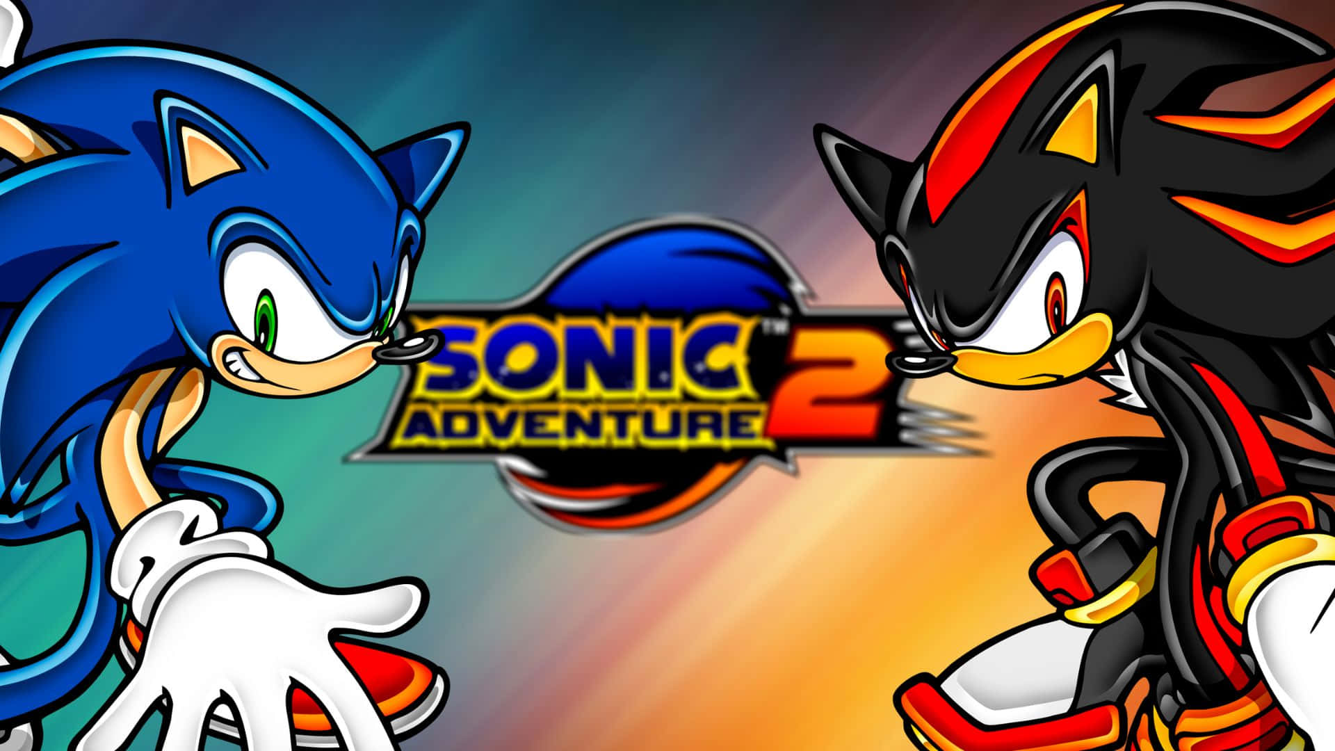 Sonic Adventure 2, Sonic, Shadow, Full HD Desktop Wallpaper