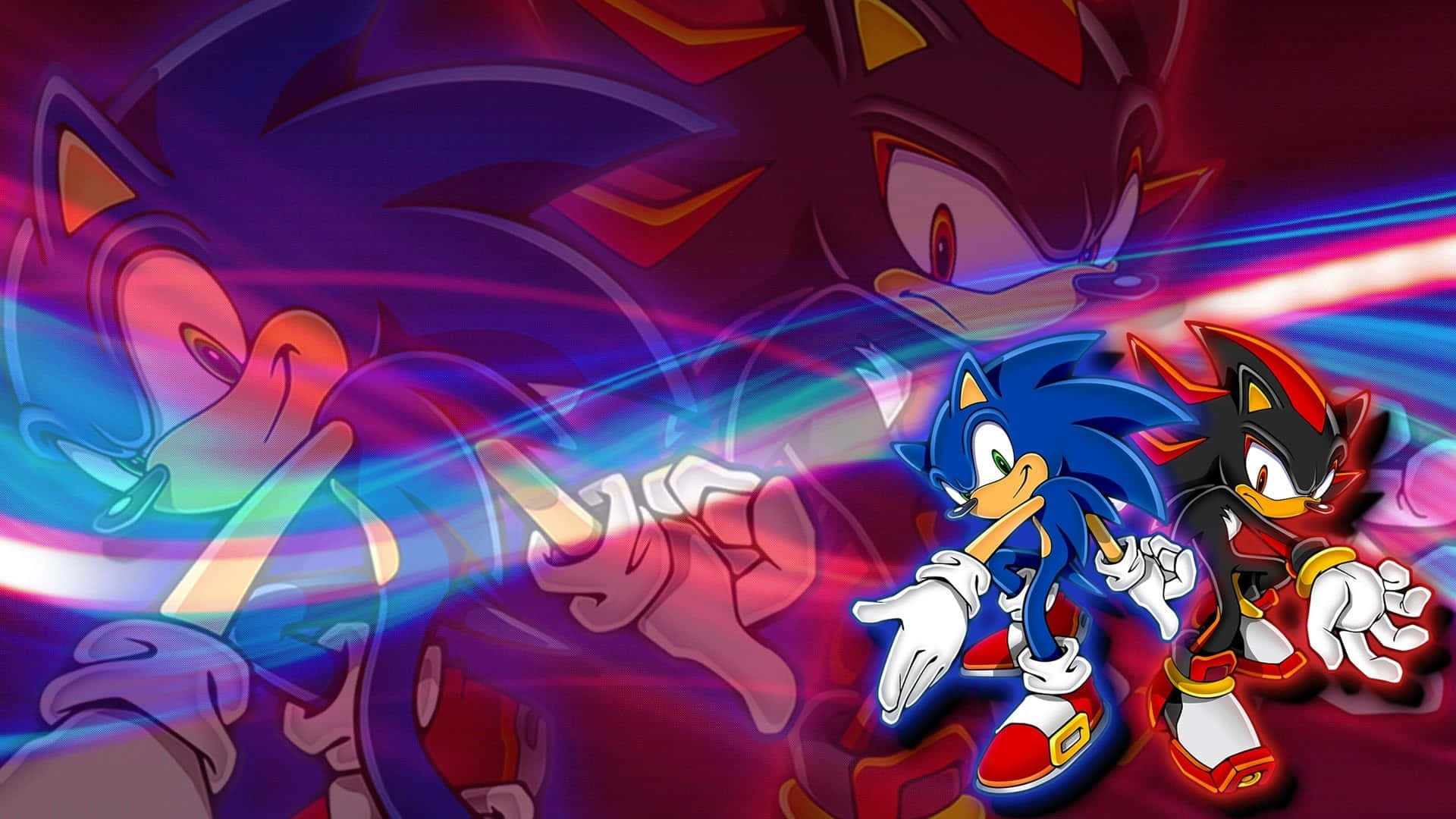 Sonic Adventure HD, Sonic, Shadow, Full HD Desktop Wallpaper