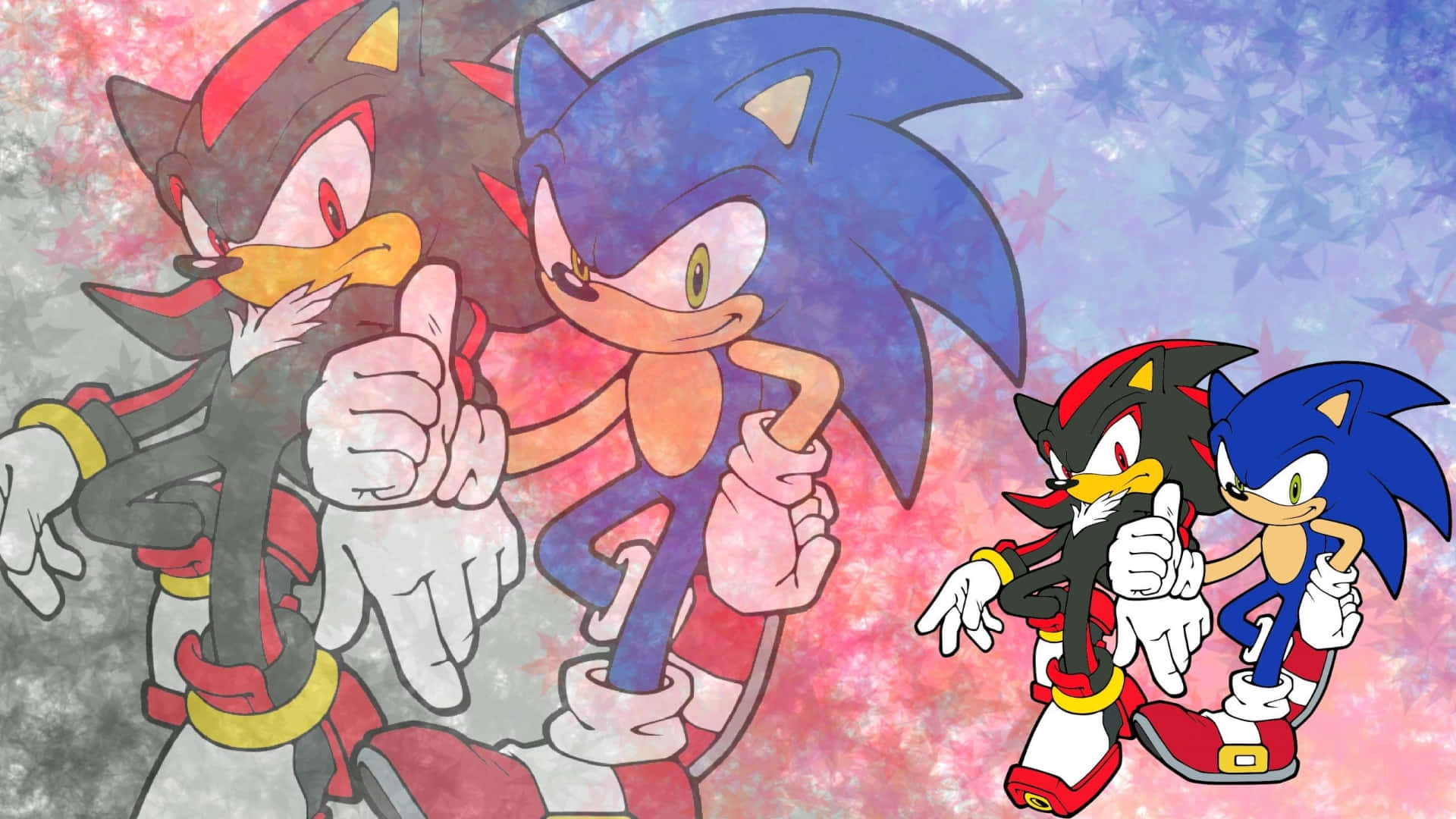 Sonic Adventure HD, Sonic, Shadow, Full HD Desktop Wallpaper