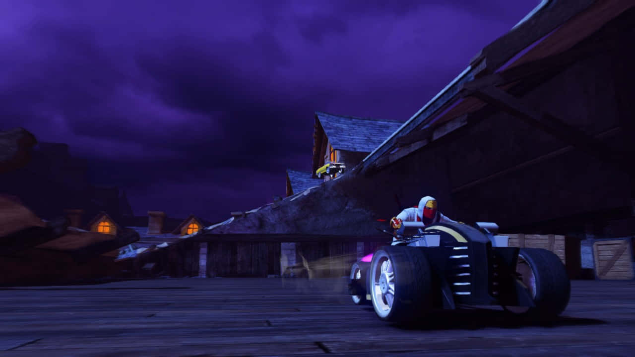 Sonic and All-Stars Racing Transformed, futuristic racer, sleek black car, HD Desktop Wallpaper