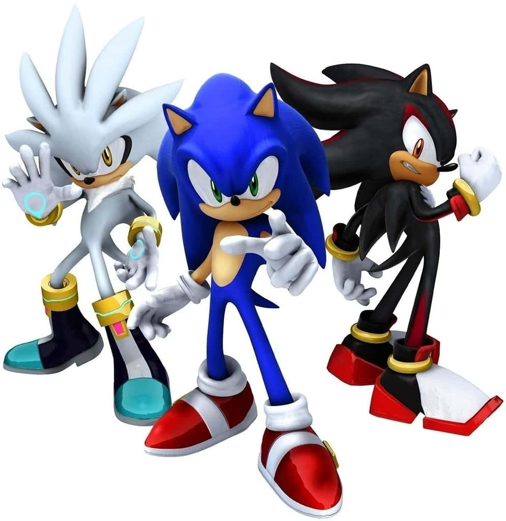 Sonic, Silver, Shadow, SD Phone Wallpaper