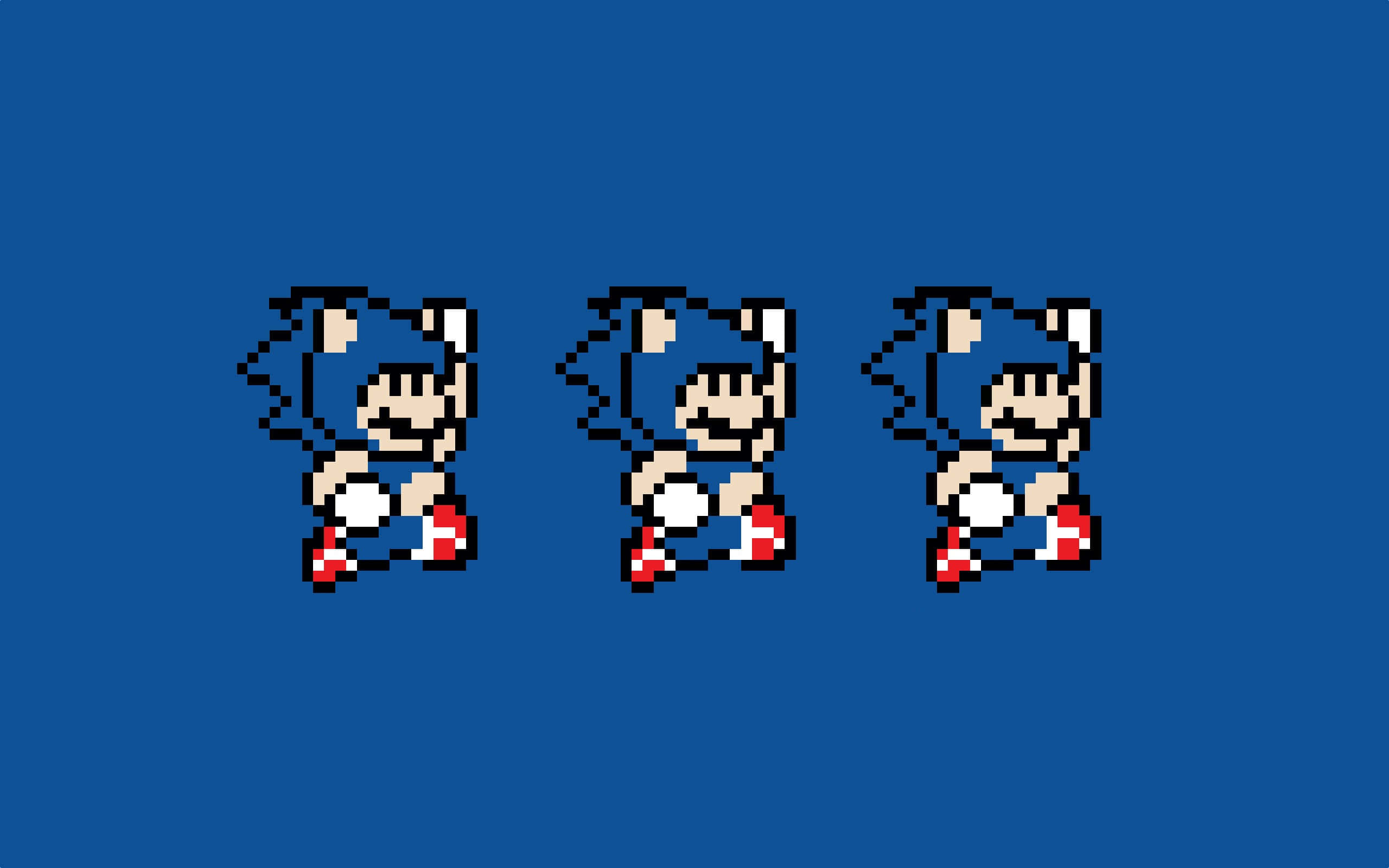 Sonic Colors, Sonic, pixelated, 2K Desktop Wallpaper