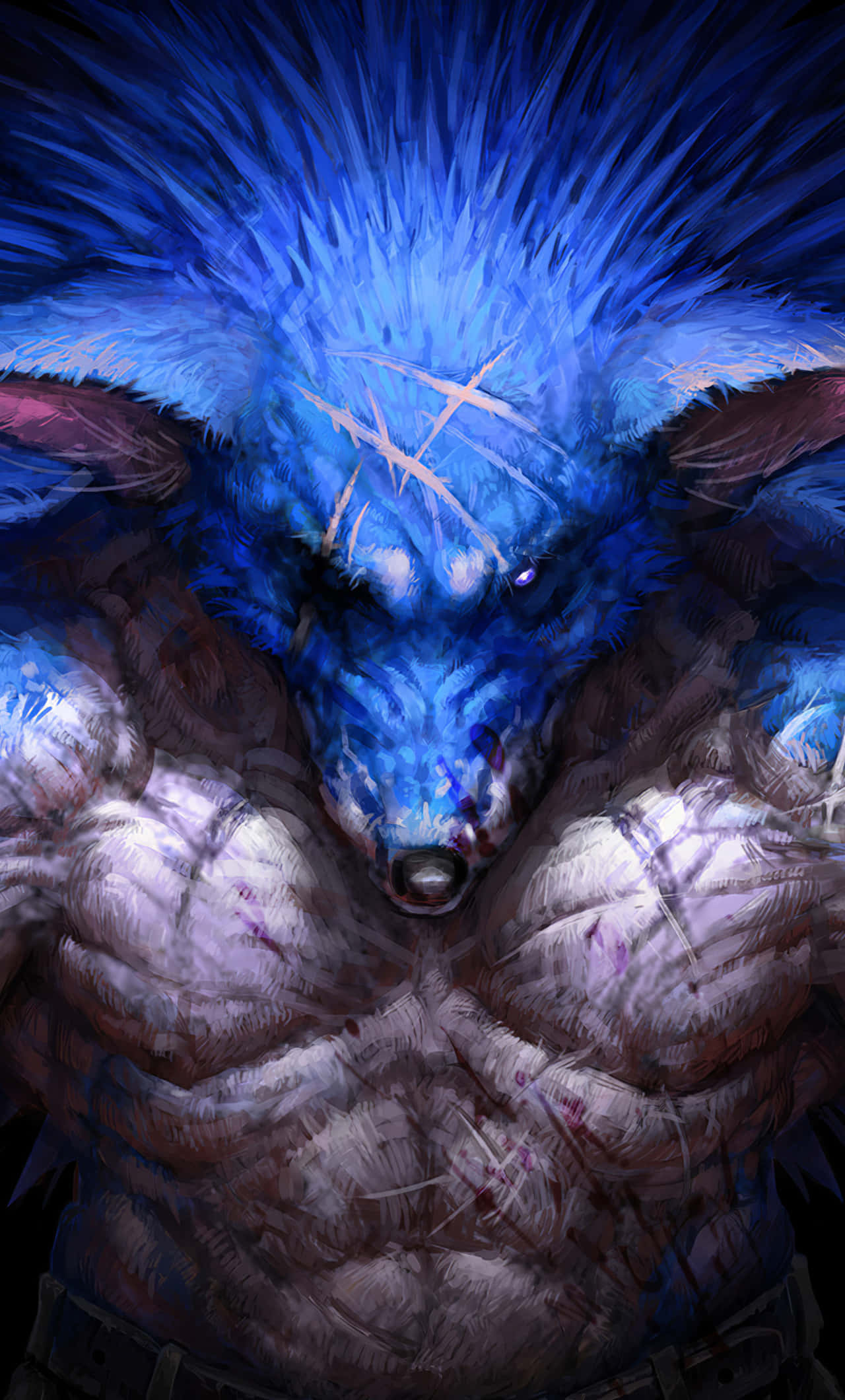 Sonic, blue-furred anthropomorphic hedgehog, spiked quills, Full HD Phone Wallpaper