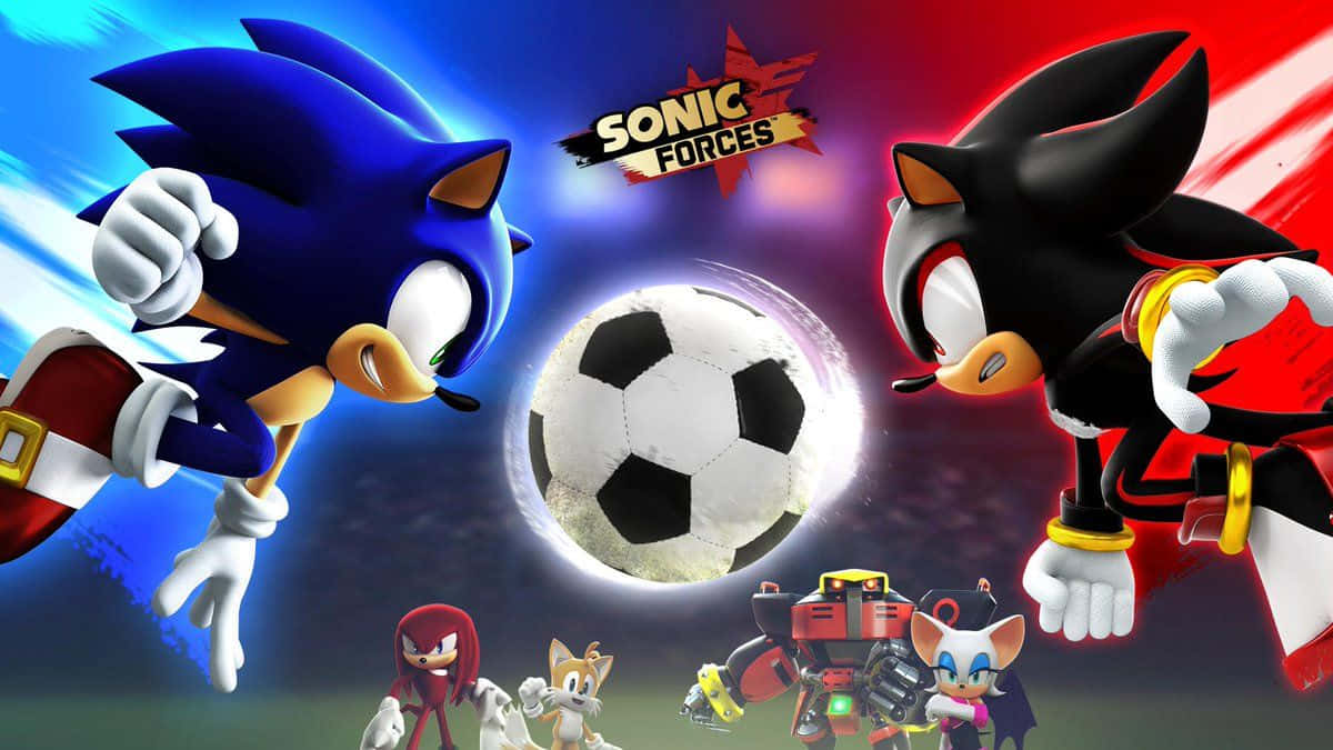 Sonic Forces Speed Battle, Sonic, Shadow, SD Desktop Wallpaper