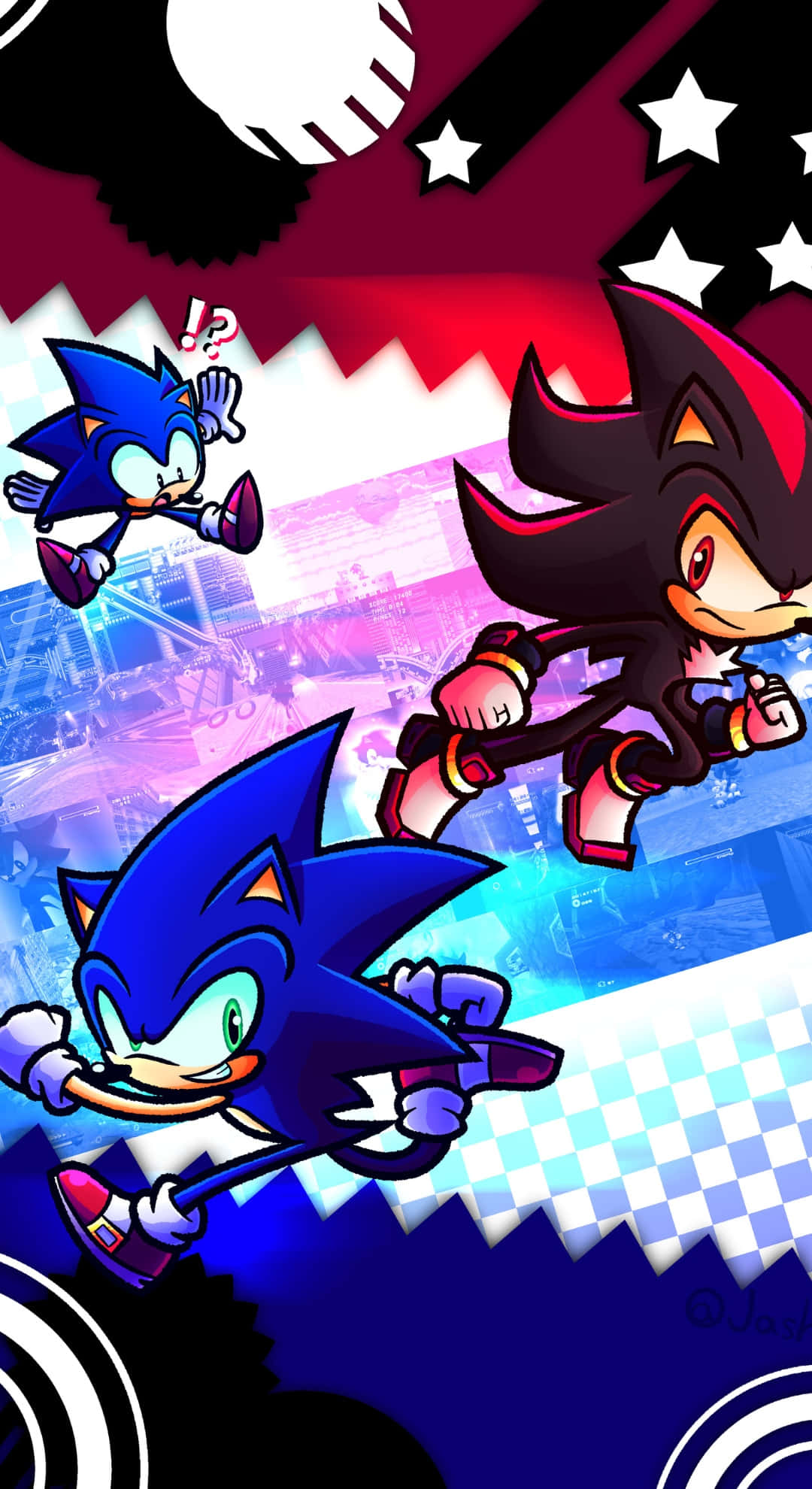 Sonic, Shadow, Sonic X Shadow Generations, Full HD Phone Wallpaper