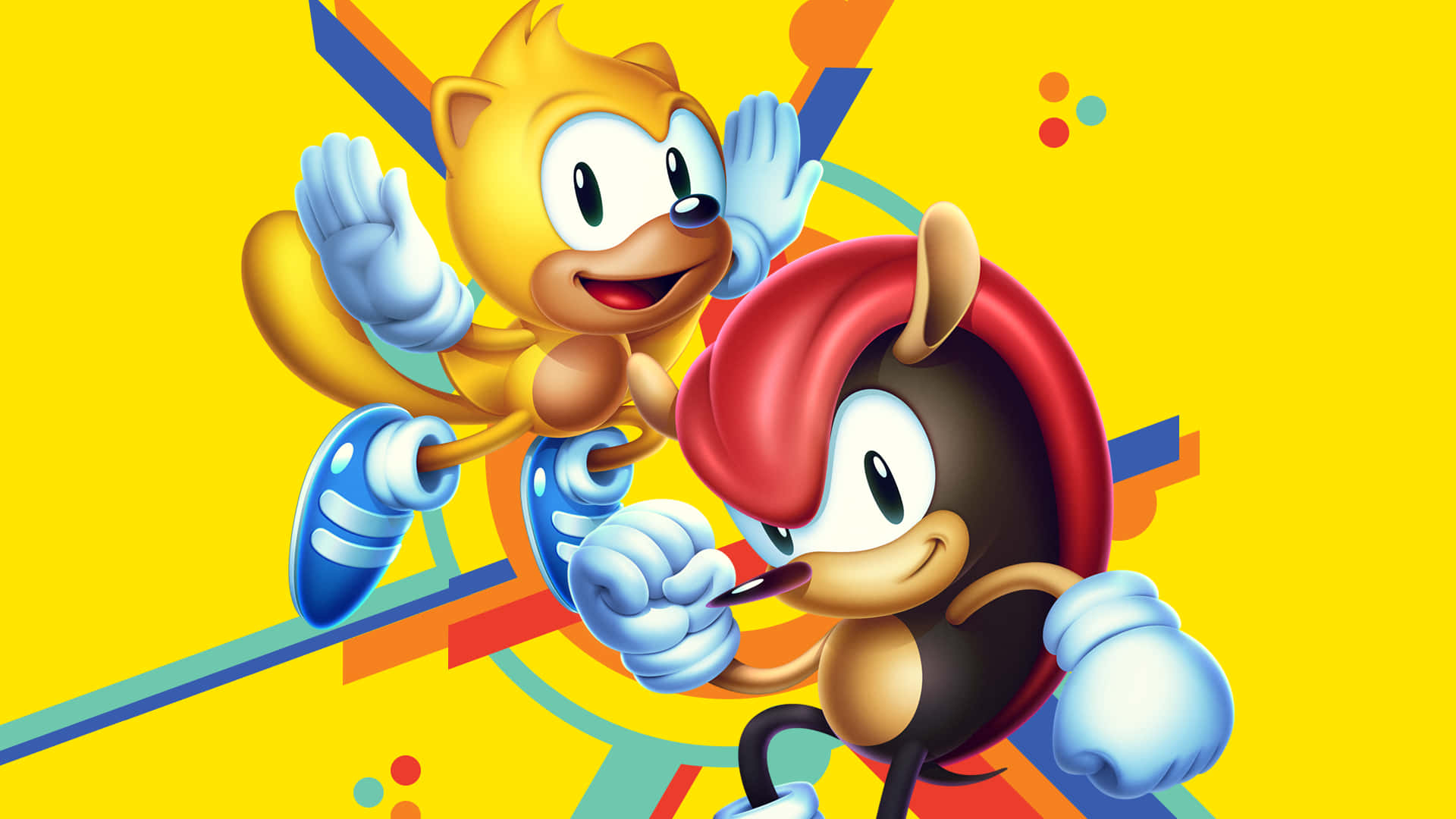 Sonic Mania, Sonic, anthropomorphic characters, Full HD Desktop Wallpaper