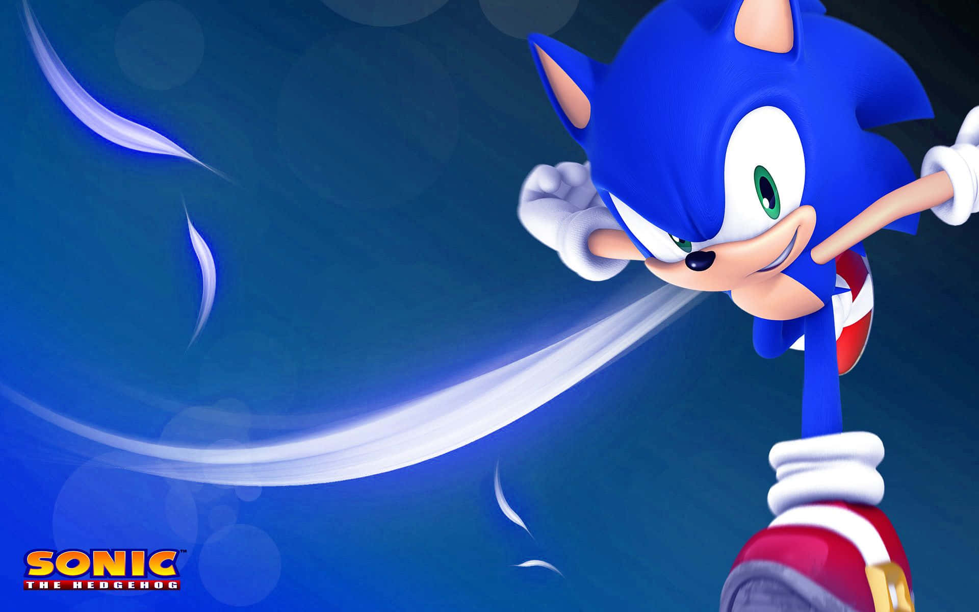 Sonic The Hedgehog, 4K, speed lines, Full HD Desktop Wallpaper