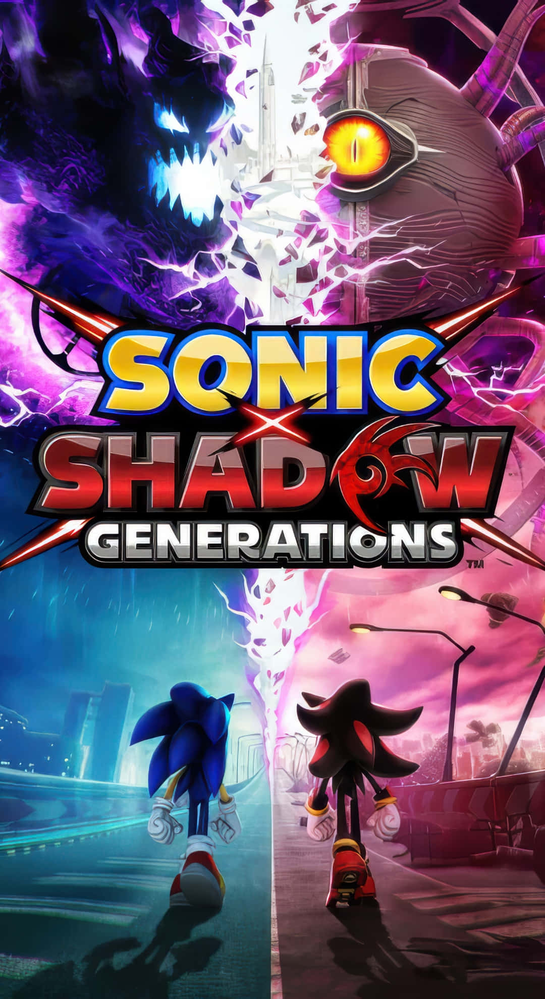 Sonic X Shadow Generations, Sonic, Shadow, Full HD Phone Wallpaper
