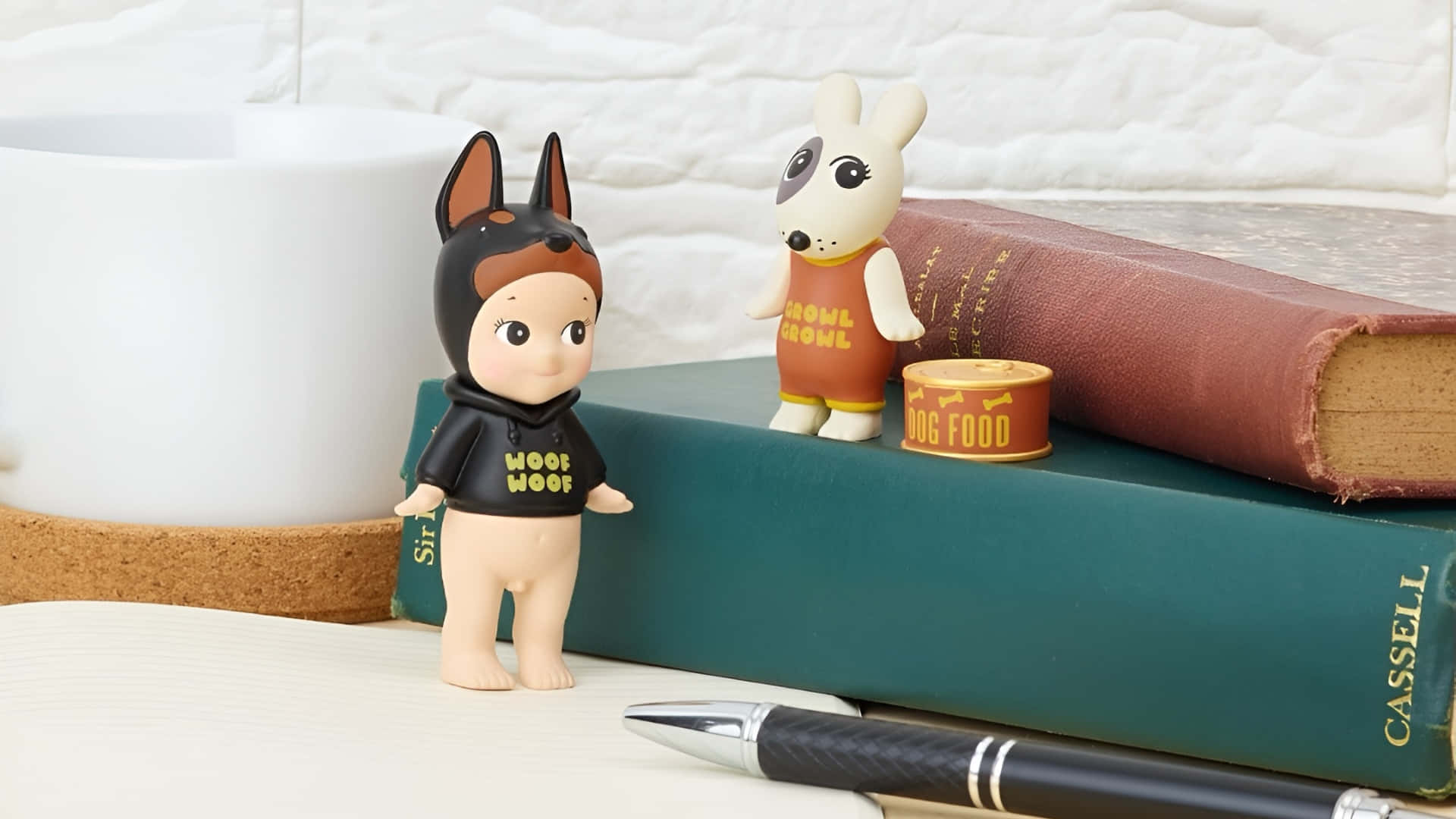 Sonny Angel, figurines, dog-themed, Full HD Desktop Wallpaper