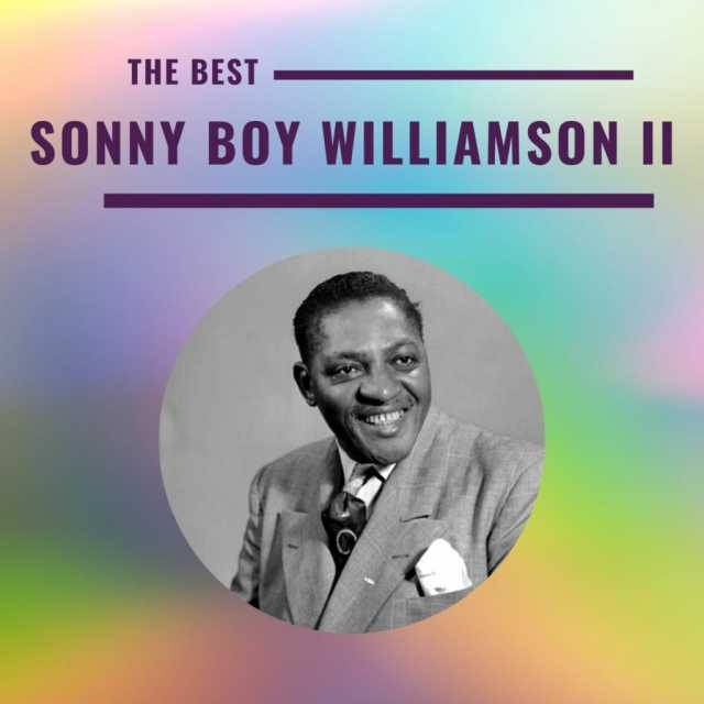 Sonny Boy Williamson II, rainbow gradient, suit, SD Desktop Wallpaper