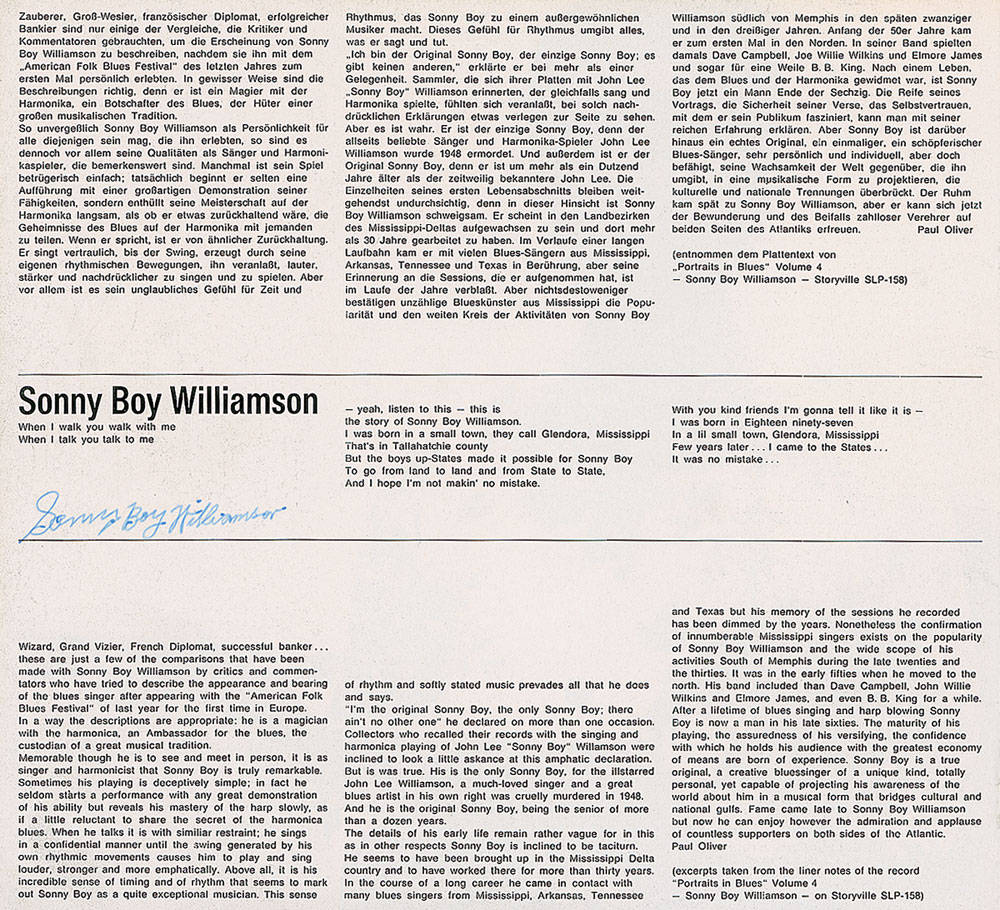 Sonny Boy Williamson II, vintage newspaper clipping, bold headline, SD Desktop Wallpaper