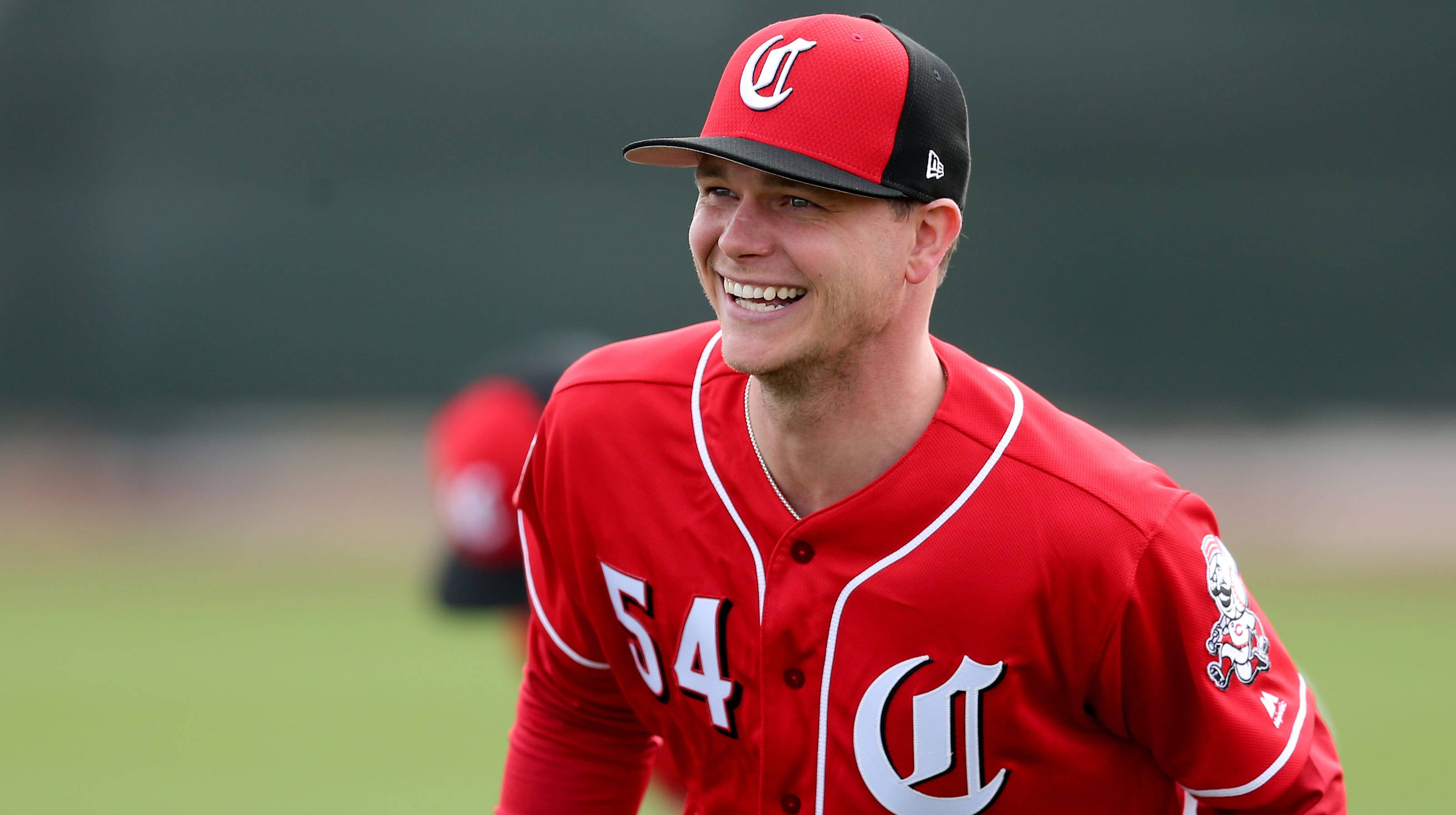 Sonny Gray, red jersey, number 54, 2K Desktop Wallpaper