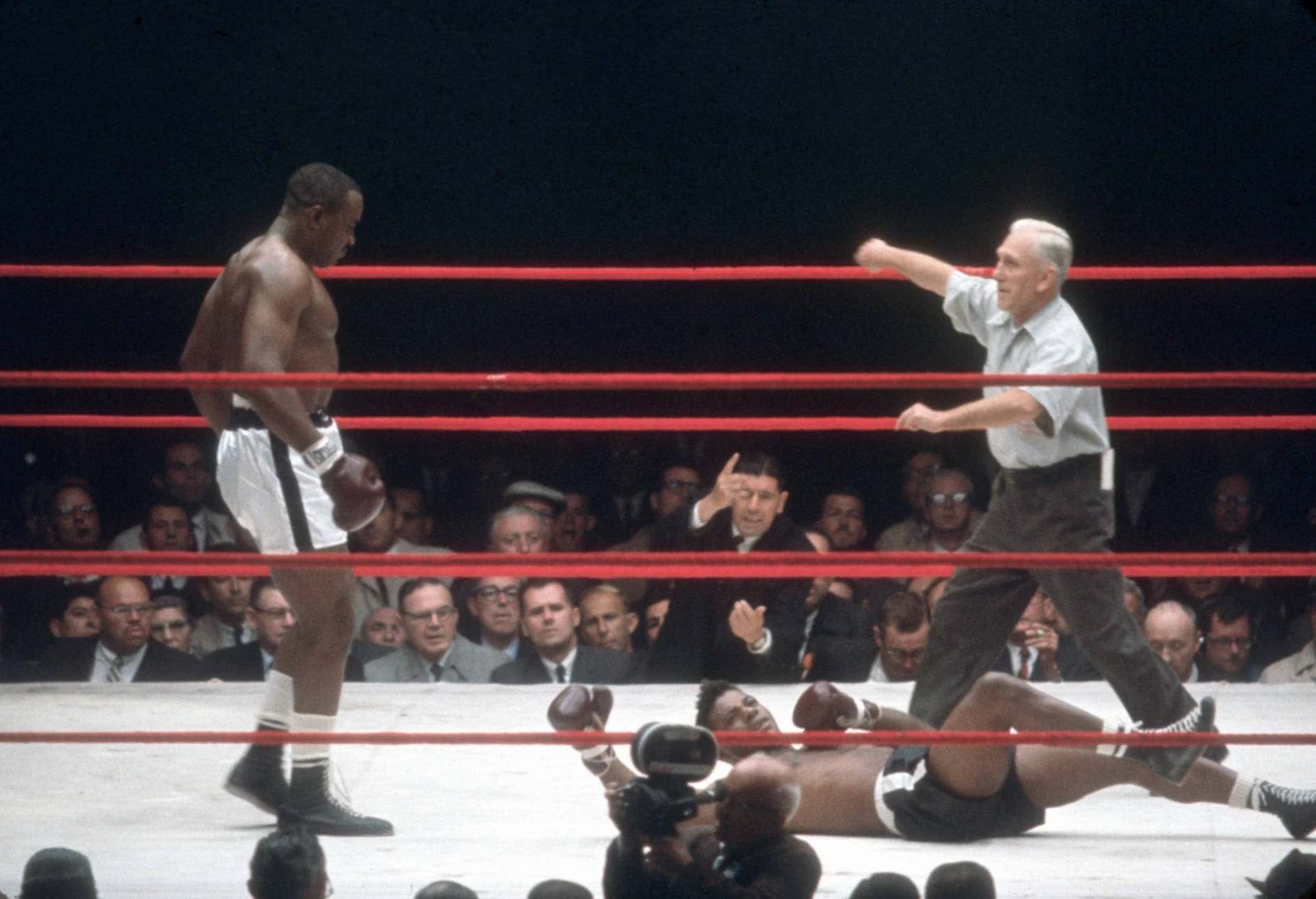Sonny Liston, boxing, ring, HD Desktop Wallpaper