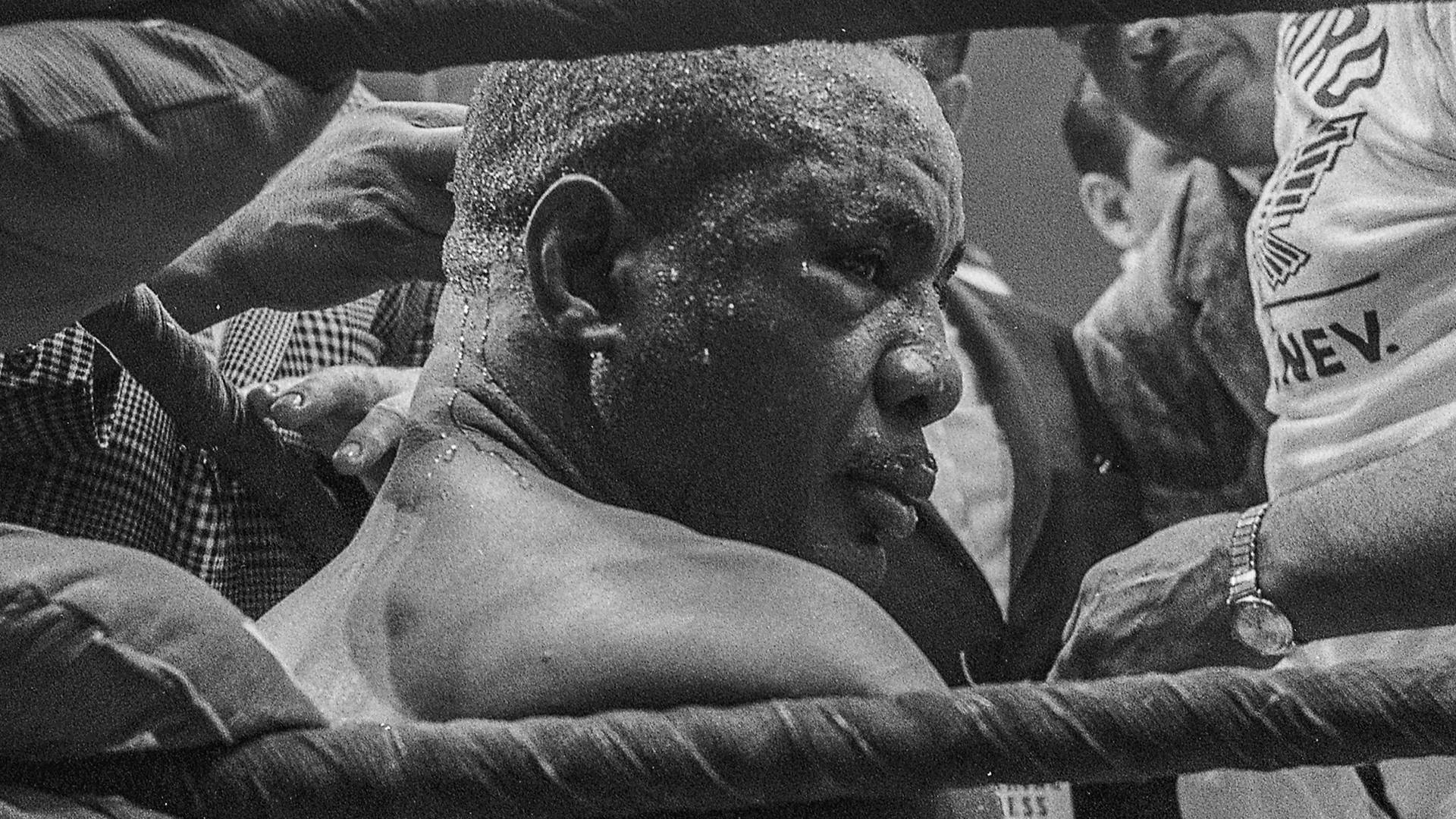 Sonny Liston, black and white, close-up, Full HD Desktop Wallpaper