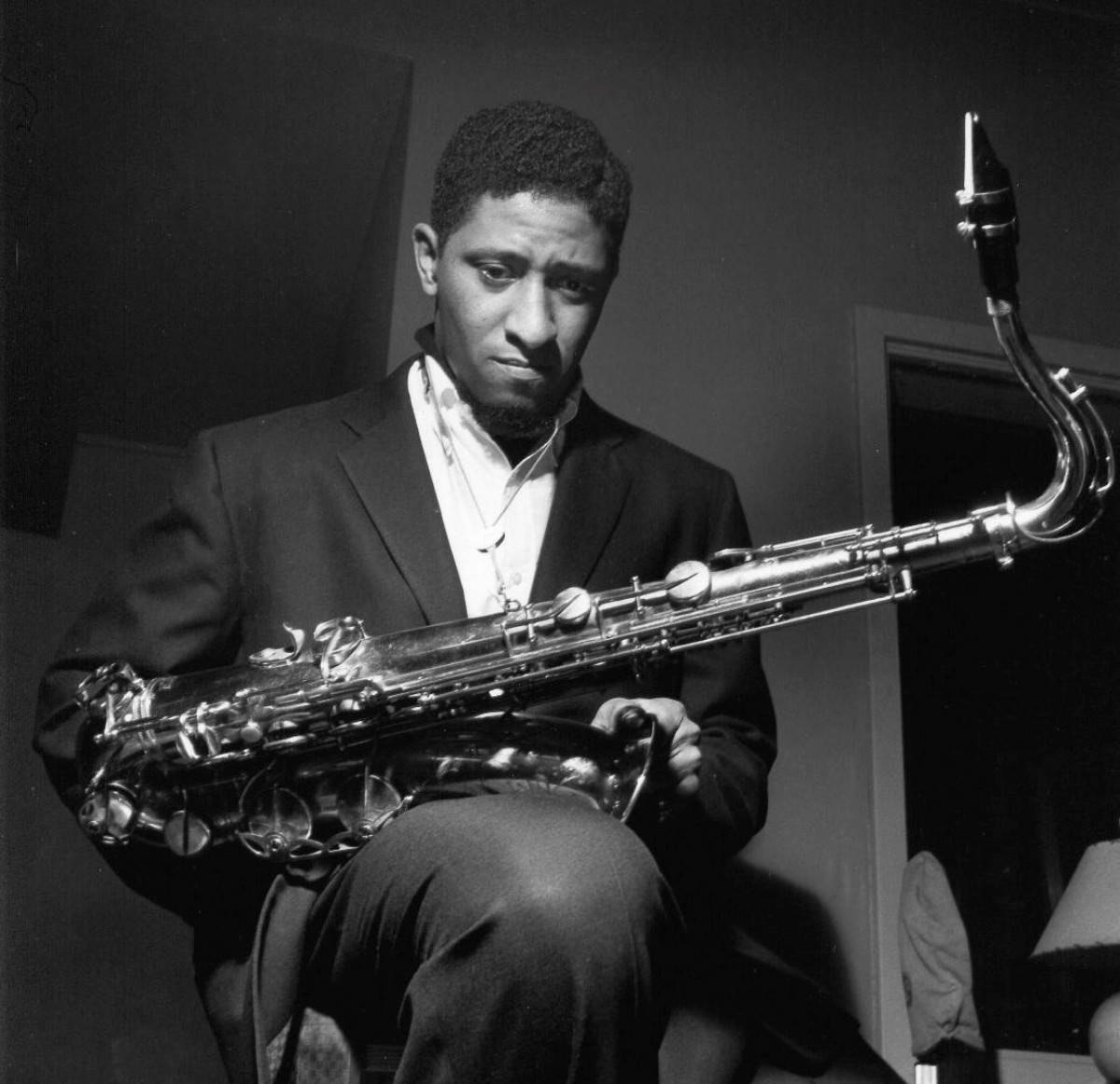 Sonny Rollins, saxophone, suit, SD Desktop Wallpaper