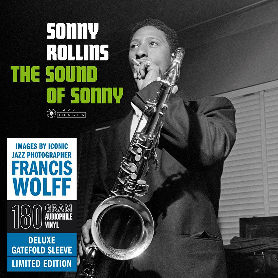 Sonny Rollins, jazz saxophonist, black and white portrait, SD Desktop Wallpaper