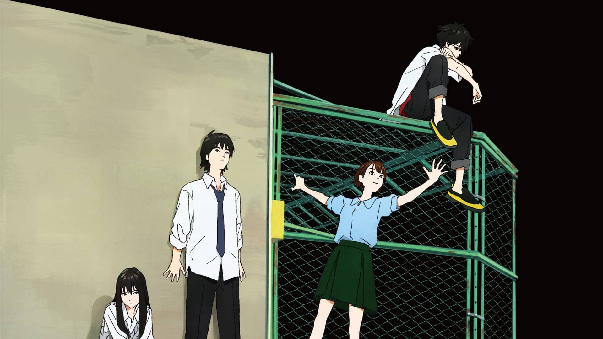 Sonny Boy, anime teens, school uniforms, Full HD Desktop Wallpaper