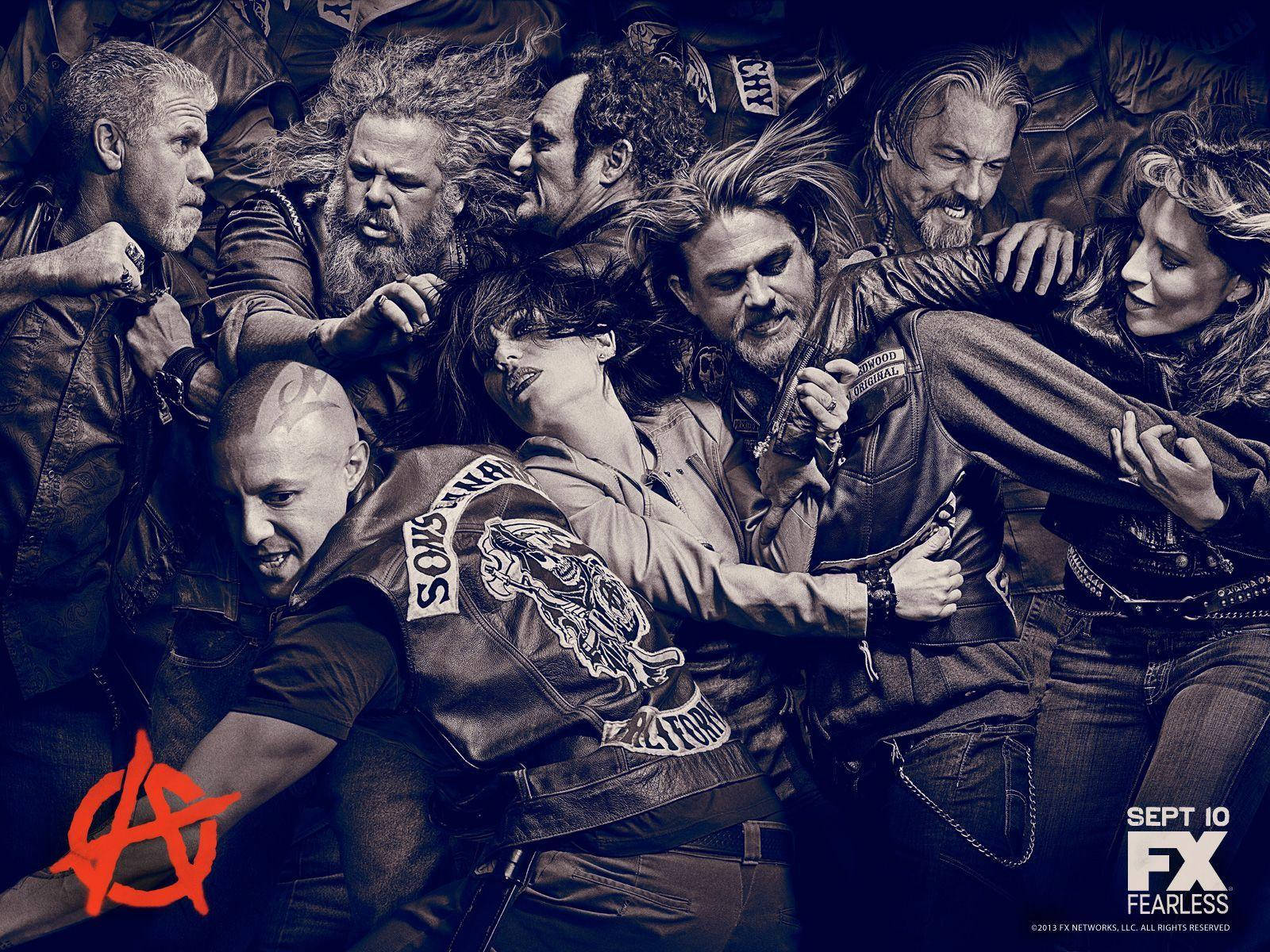 Sons Of Anarchy, biker gang members, leather jackets, HD Desktop Wallpaper