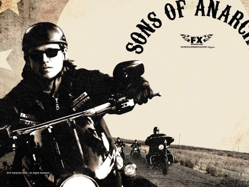 Sons of Anarchy, leather jacket, helmet, SD Desktop Wallpaper