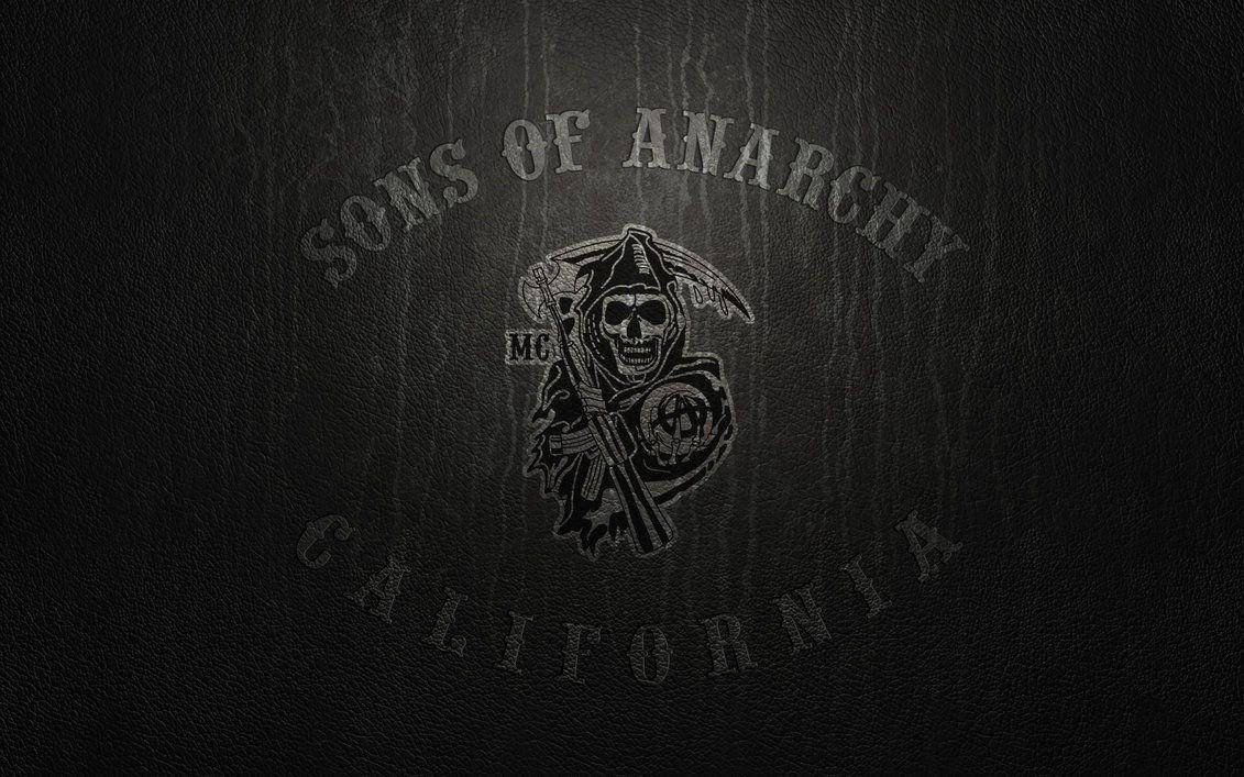 Sons of Anarchy, california logo, grim skull emblem, SD Desktop Wallpaper