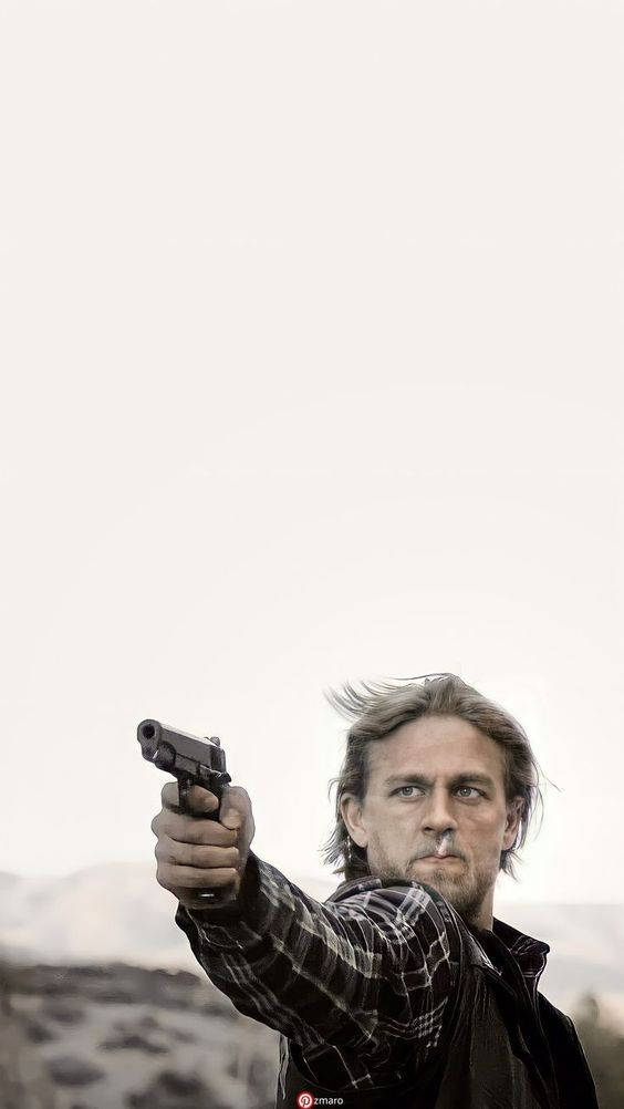Sons Of Anarchy, gun, handgun, SD Phone Wallpaper