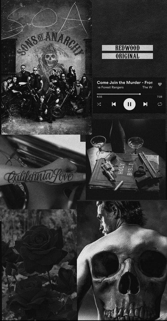 Sons Of Anarchy, biker gang, tattooed arm, SD Phone Wallpaper