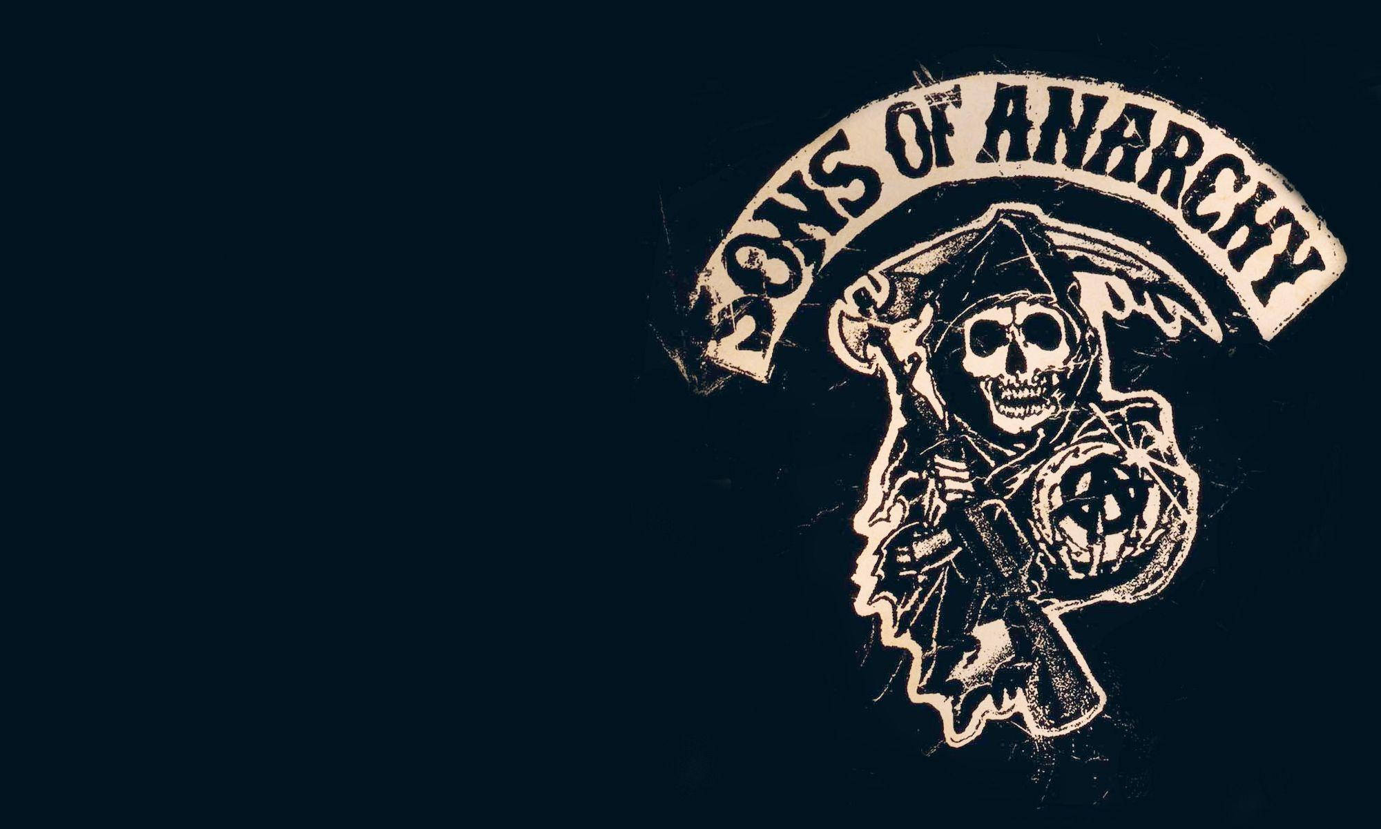 Sons Of Anarchy, skull, axe, Full HD Desktop Wallpaper