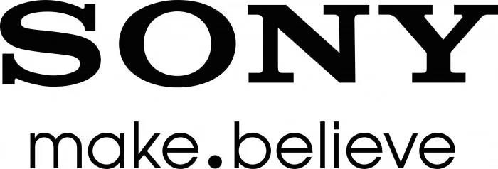 Sony Logo, slogan, make believe, SD Desktop Wallpaper