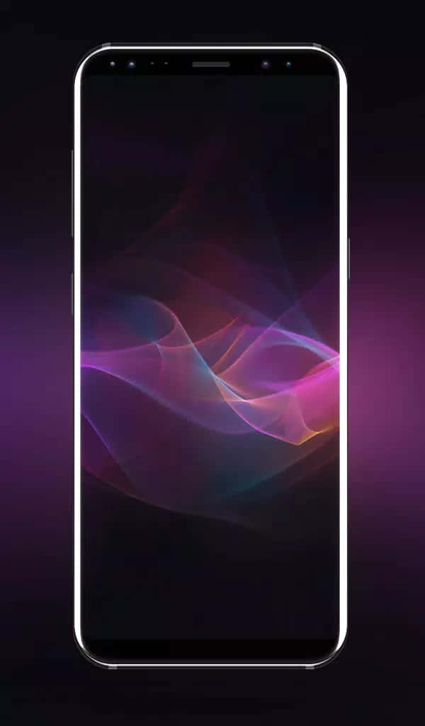 Sony Xperia, 4K HDR, neon waves, SD Phone Wallpaper