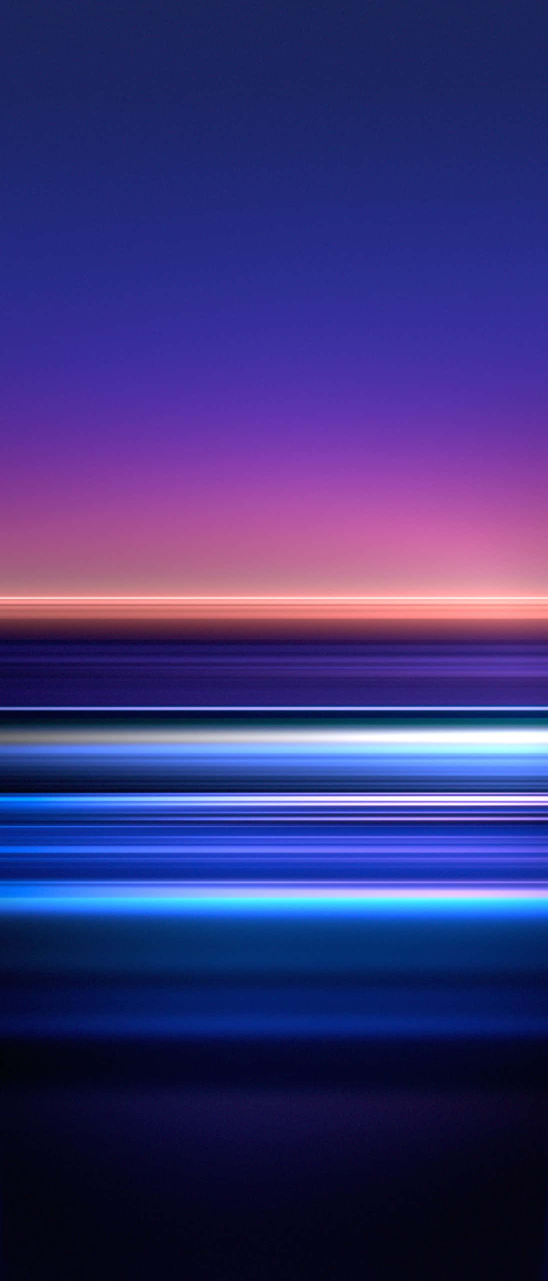 Sony Xperia, 4K, neon blue, 2K Phone Wallpaper