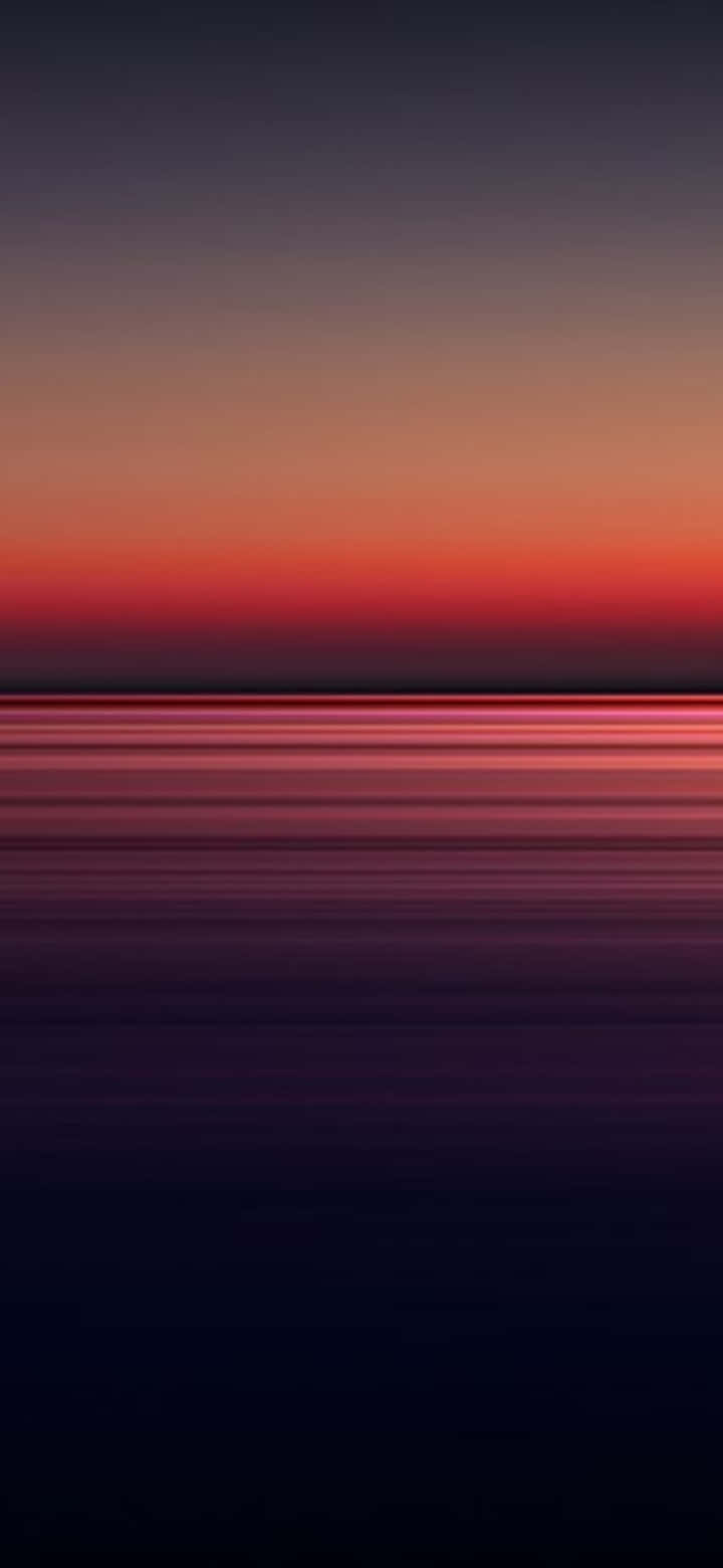 Sony Xperia 4K, sunset, calm water, HD Phone Wallpaper