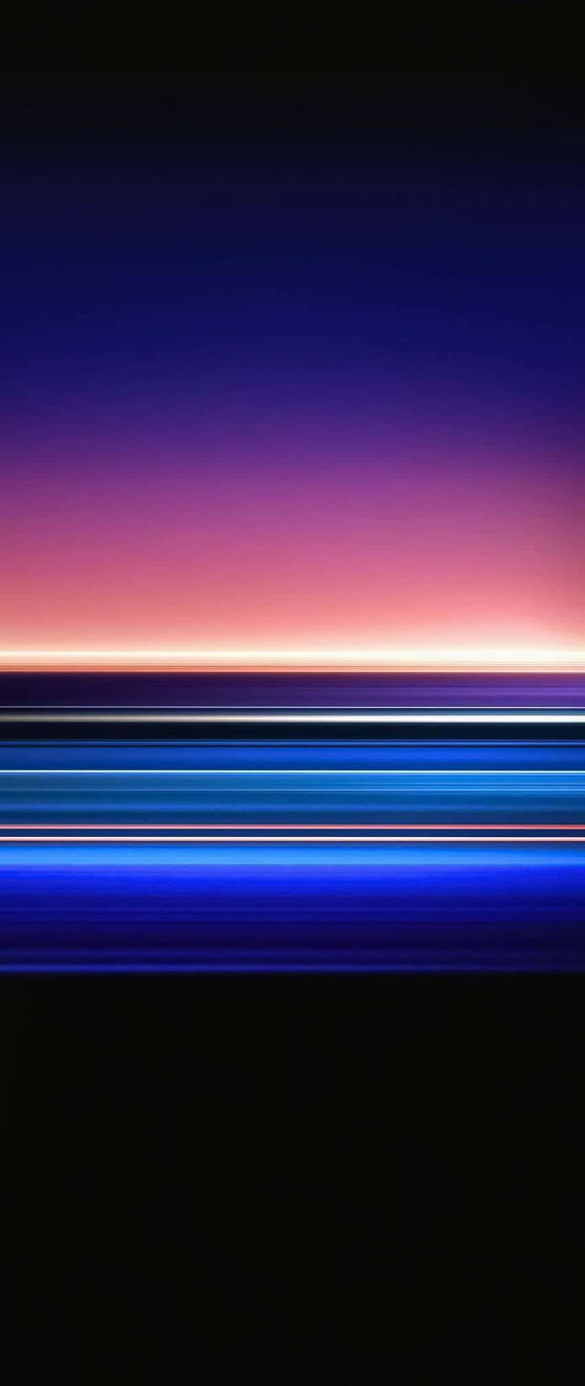 Sony Xperia 4K, sunset gradient, deep purple, Full HD Phone Wallpaper