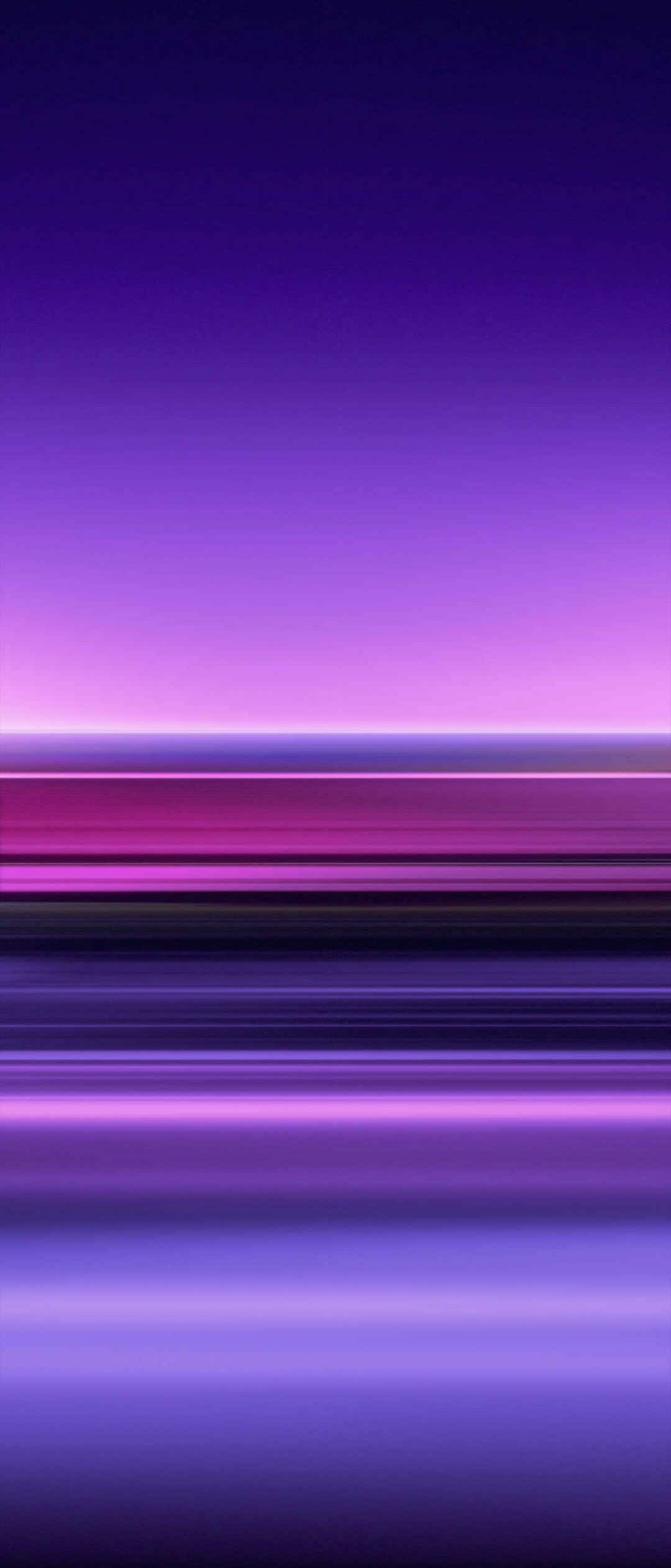 Sony Xperia, 4K display, vibrant purple gradient sky, Full HD Phone Wallpaper